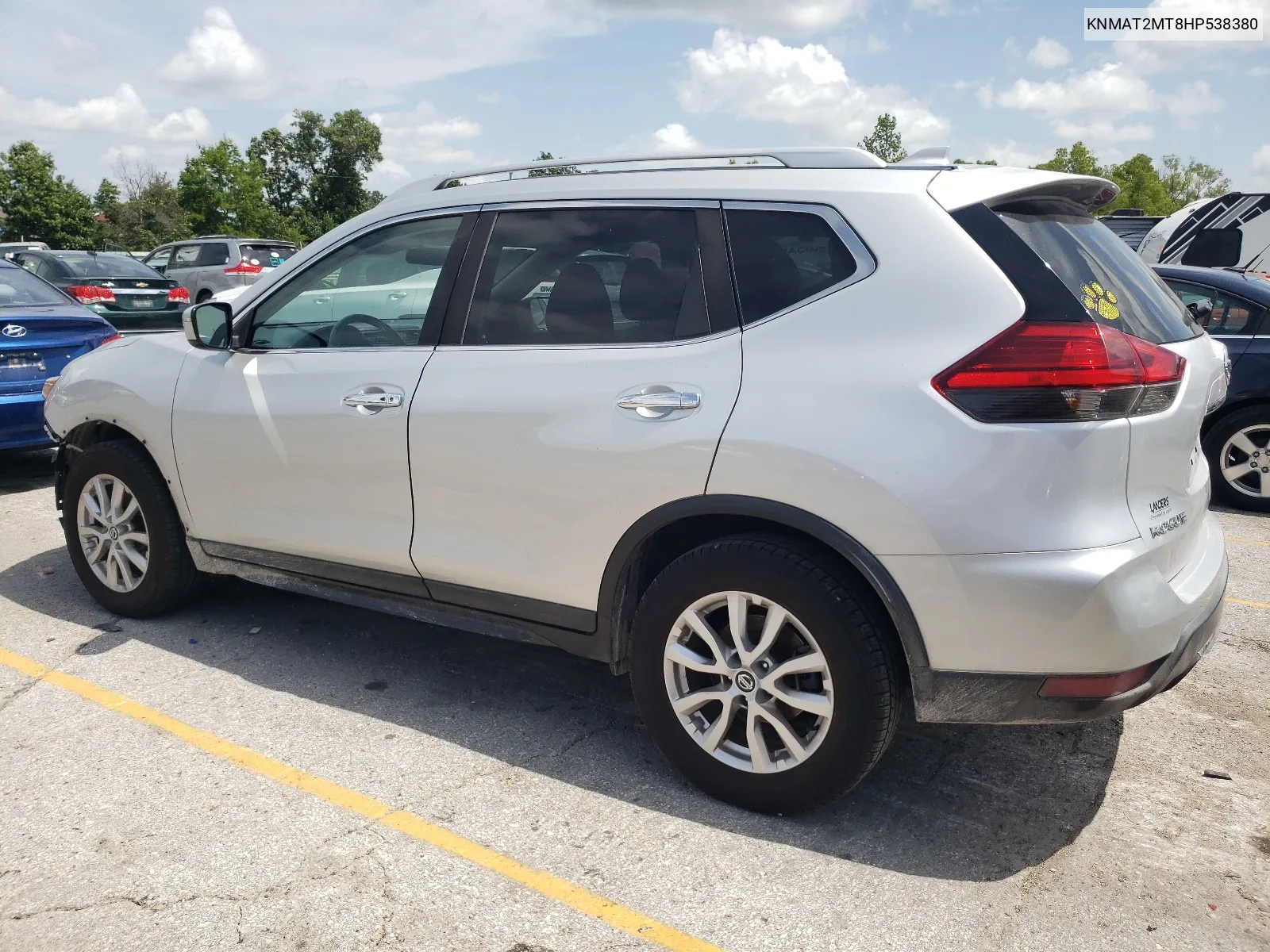 2017 Nissan Rogue S VIN: KNMAT2MT8HP538380 Lot: 64219224