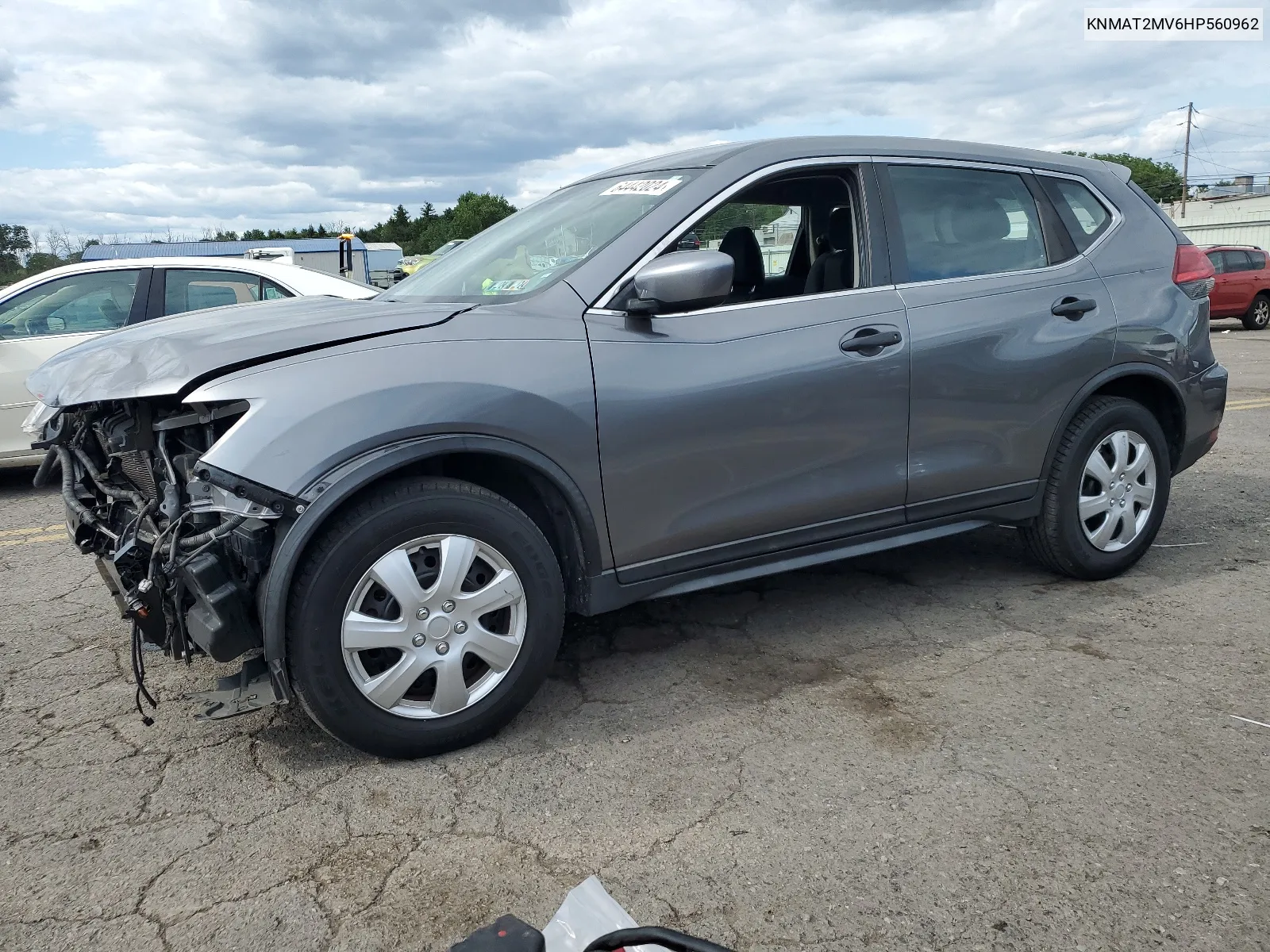 2017 Nissan Rogue S VIN: KNMAT2MV6HP560962 Lot: 64442024