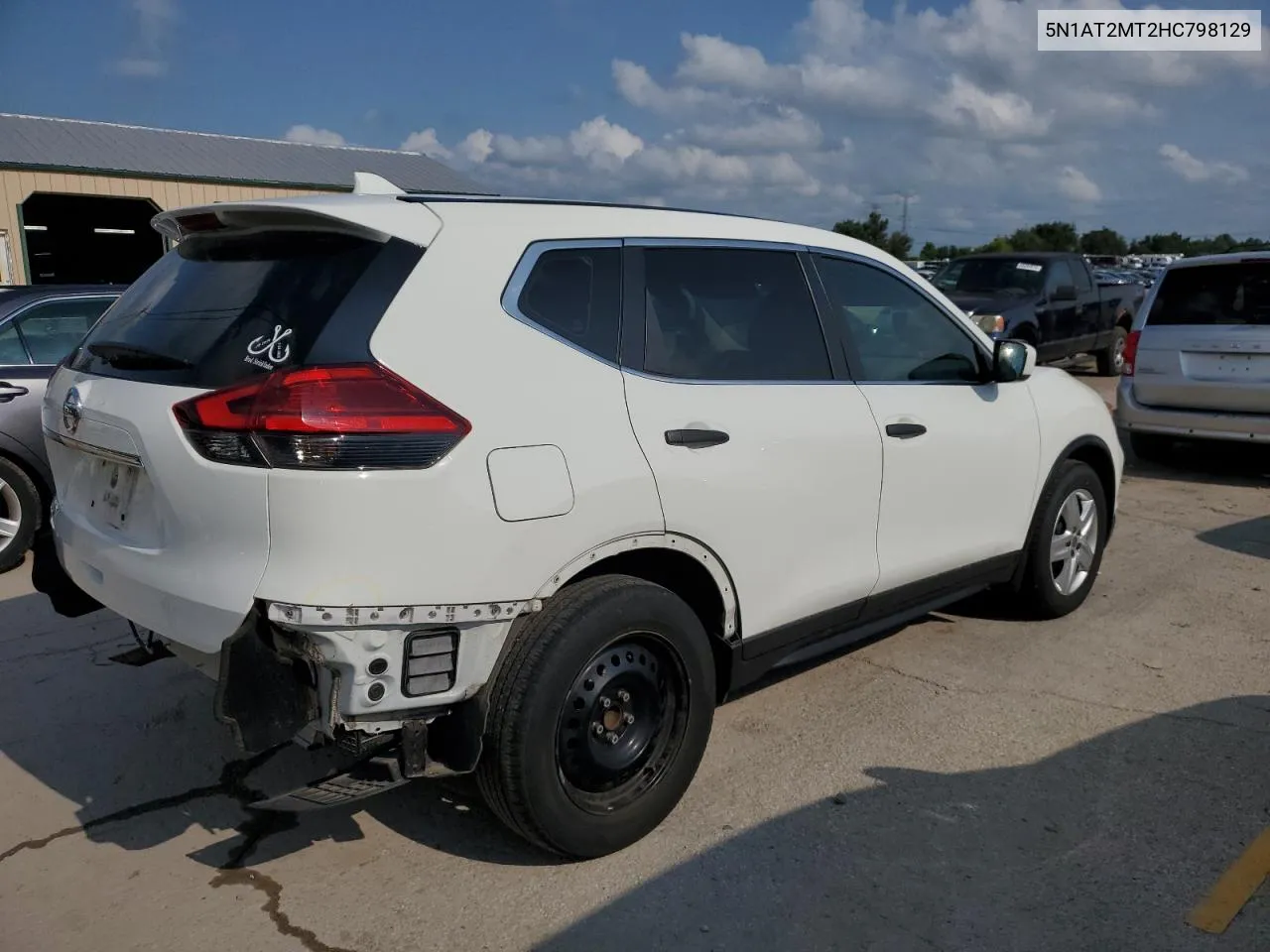 2017 Nissan Rogue S VIN: 5N1AT2MT2HC798129 Lot: 64443864