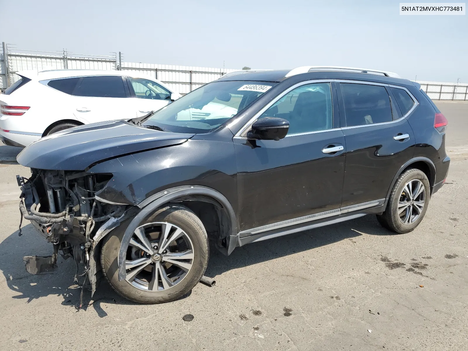 2017 Nissan Rogue Sv VIN: 5N1AT2MVXHC773481 Lot: 64486394