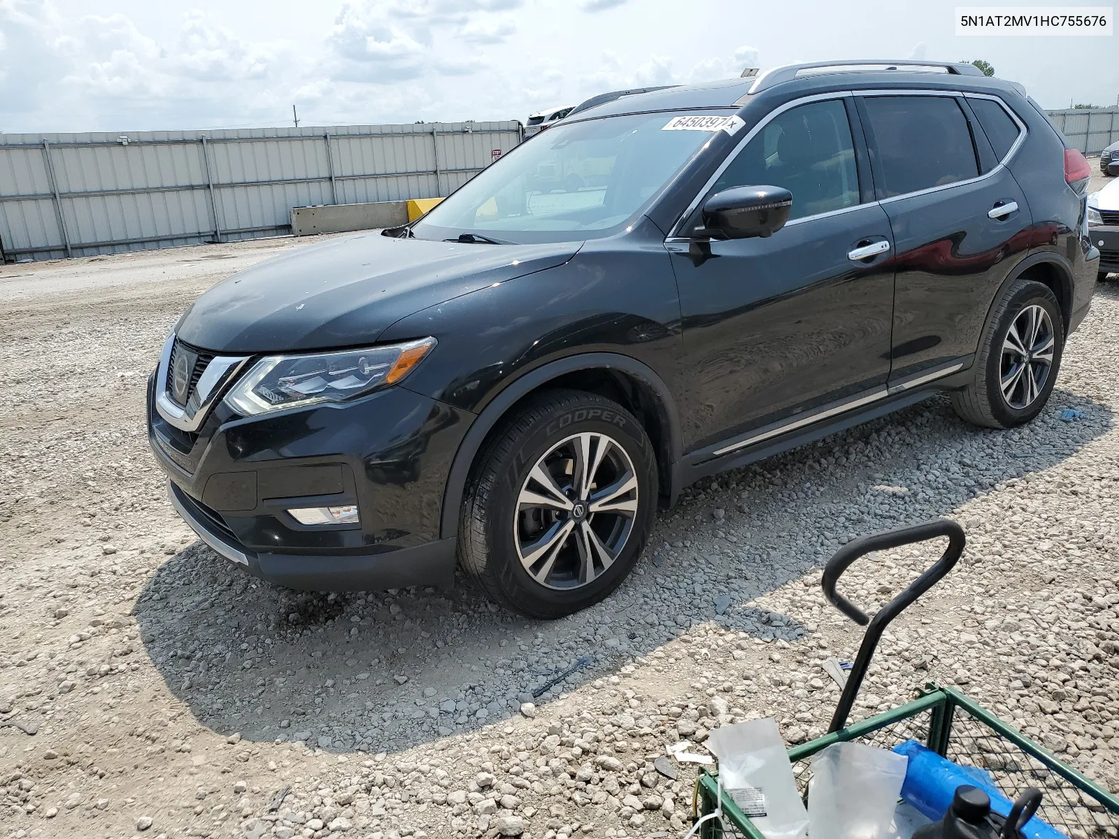 2017 Nissan Rogue Sv VIN: 5N1AT2MV1HC755676 Lot: 64503974