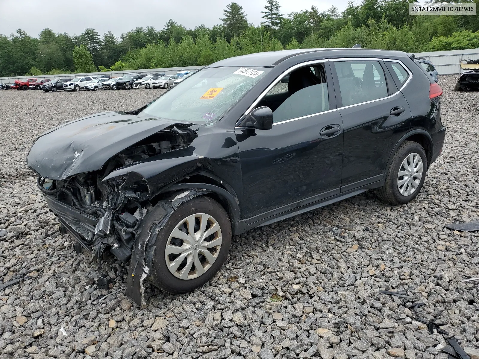 2017 Nissan Rogue Sv VIN: 5N1AT2MV8HC782986 Lot: 64557124