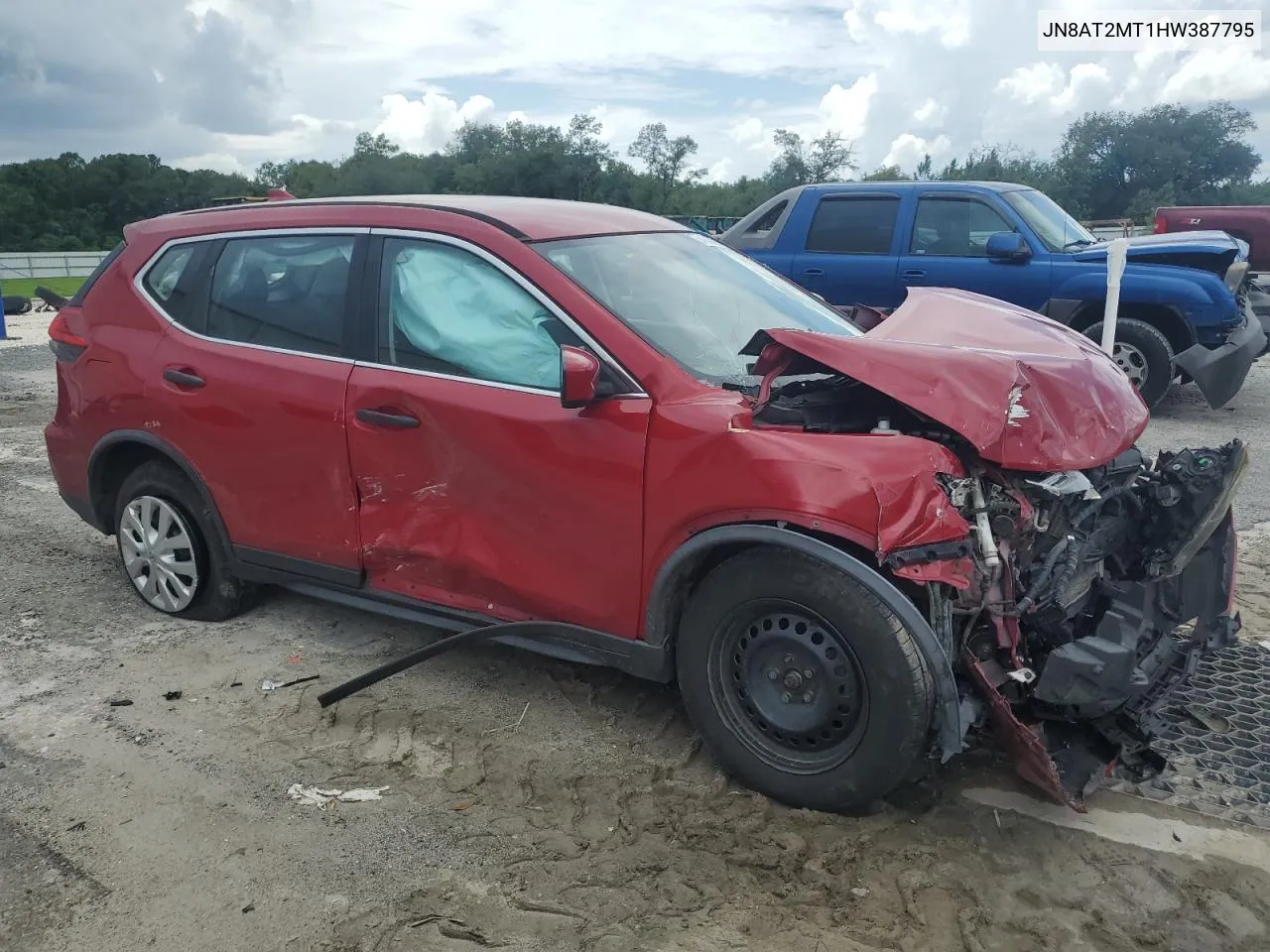 2017 Nissan Rogue S VIN: JN8AT2MT1HW387795 Lot: 64646834