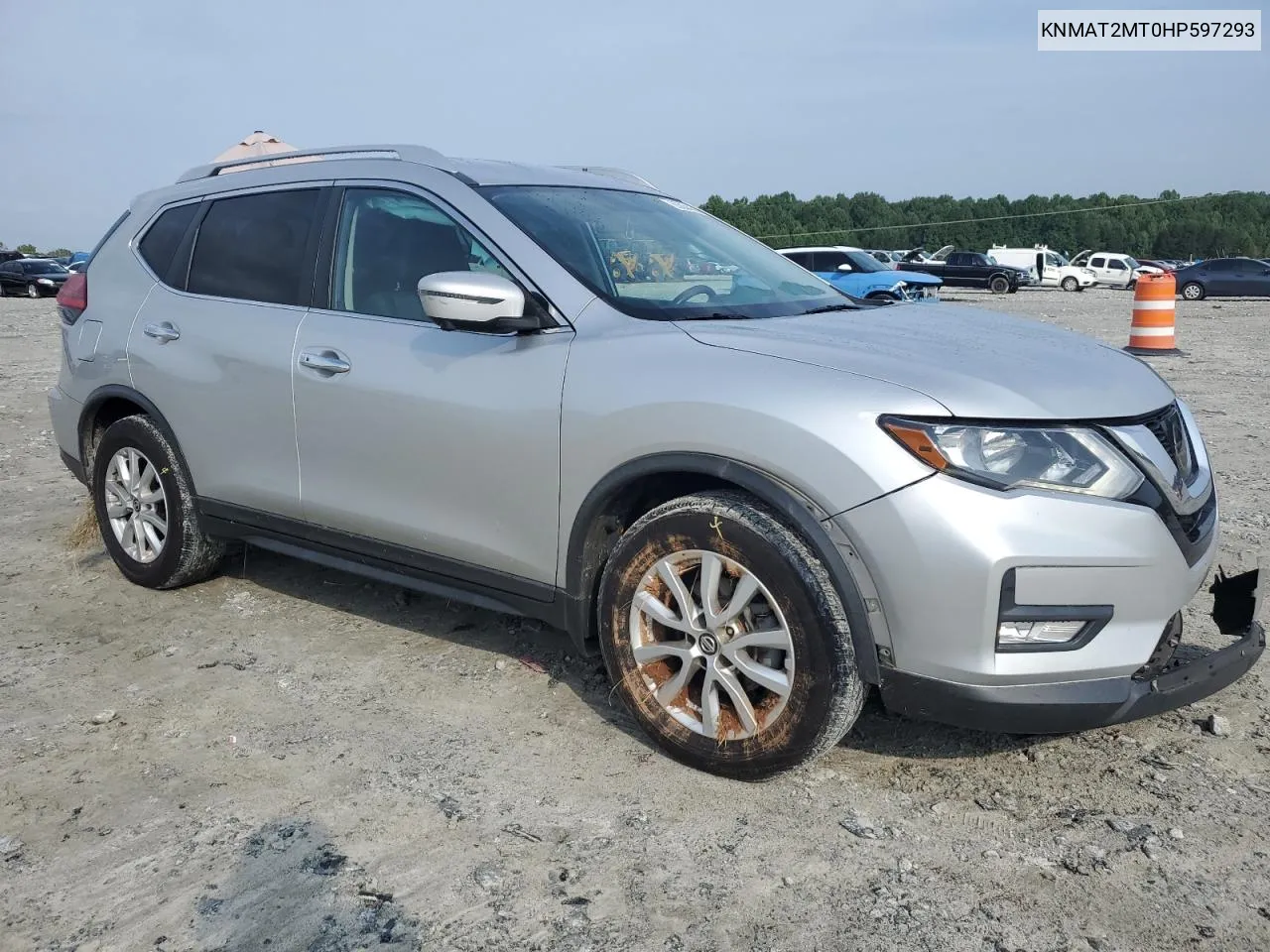 2017 Nissan Rogue S VIN: KNMAT2MT0HP597293 Lot: 65054614