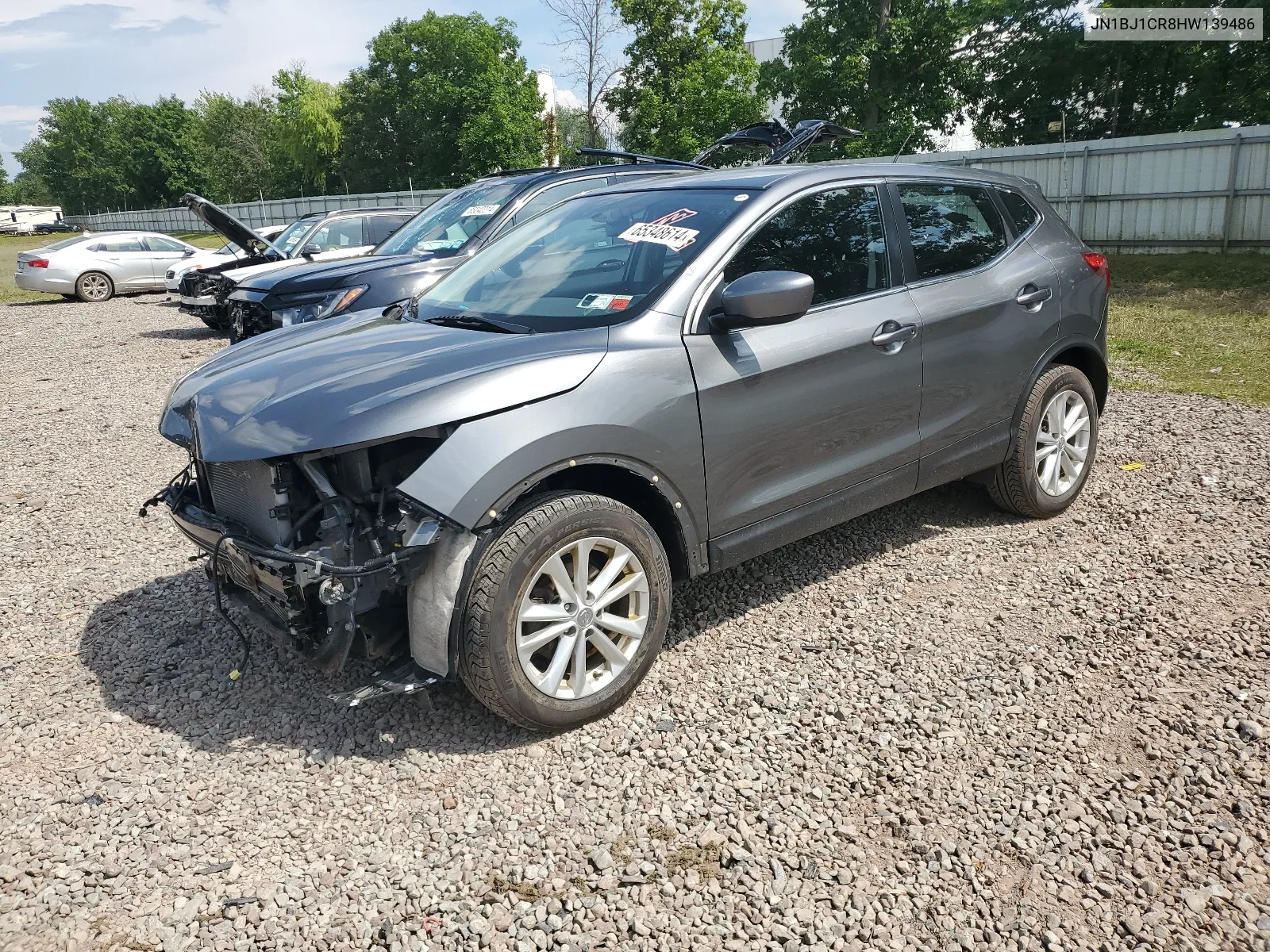 JN1BJ1CR8HW139486 2017 Nissan Rogue Sport S