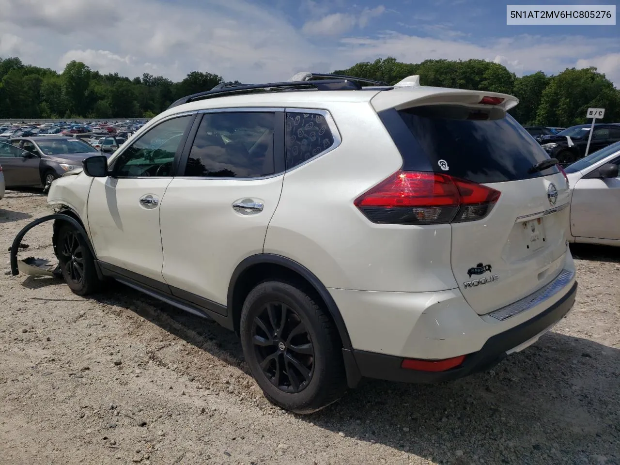 2017 Nissan Rogue Sv VIN: 5N1AT2MV6HC805276 Lot: 65361614