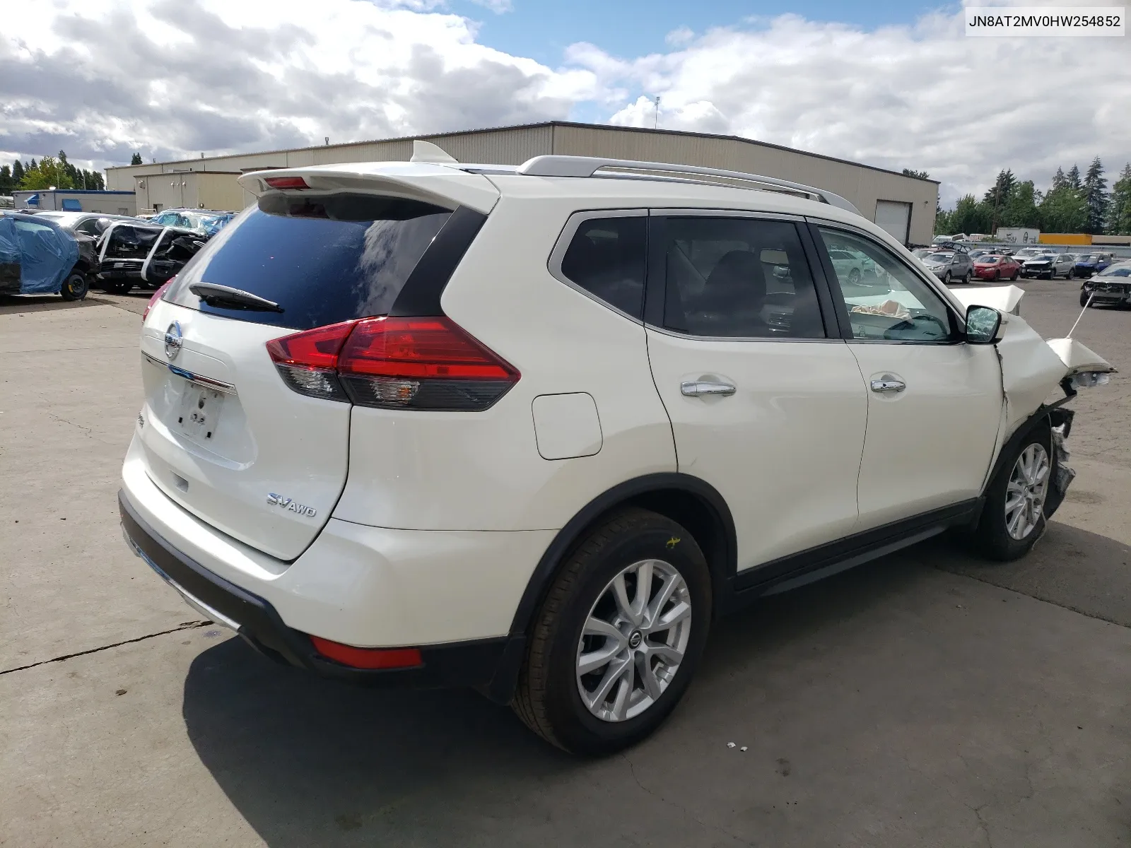 2017 Nissan Rogue S VIN: JN8AT2MV0HW254852 Lot: 65368724