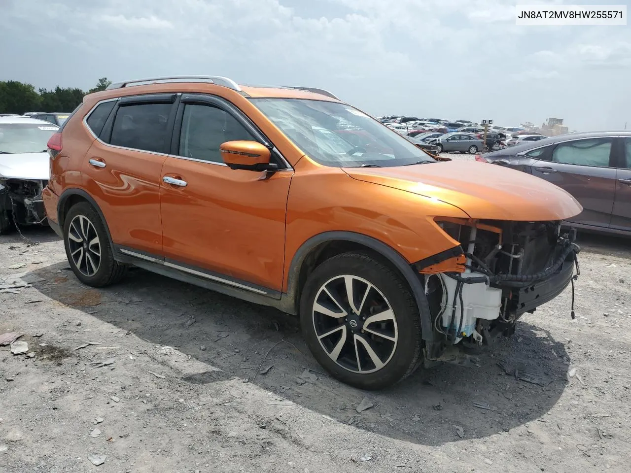 2017 Nissan Rogue S VIN: JN8AT2MV8HW255571 Lot: 65376274