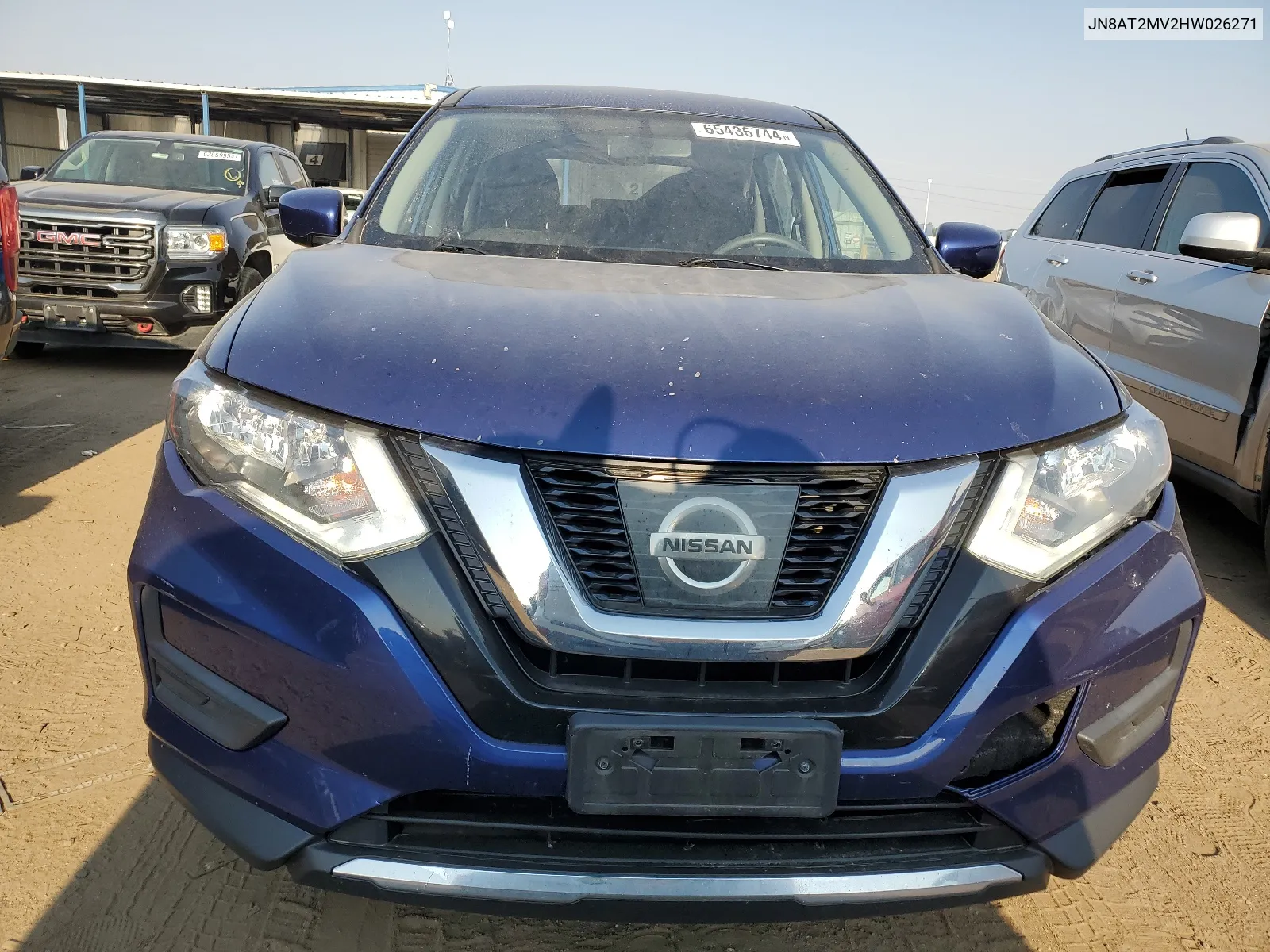 2017 Nissan Rogue S VIN: JN8AT2MV2HW026271 Lot: 65436744