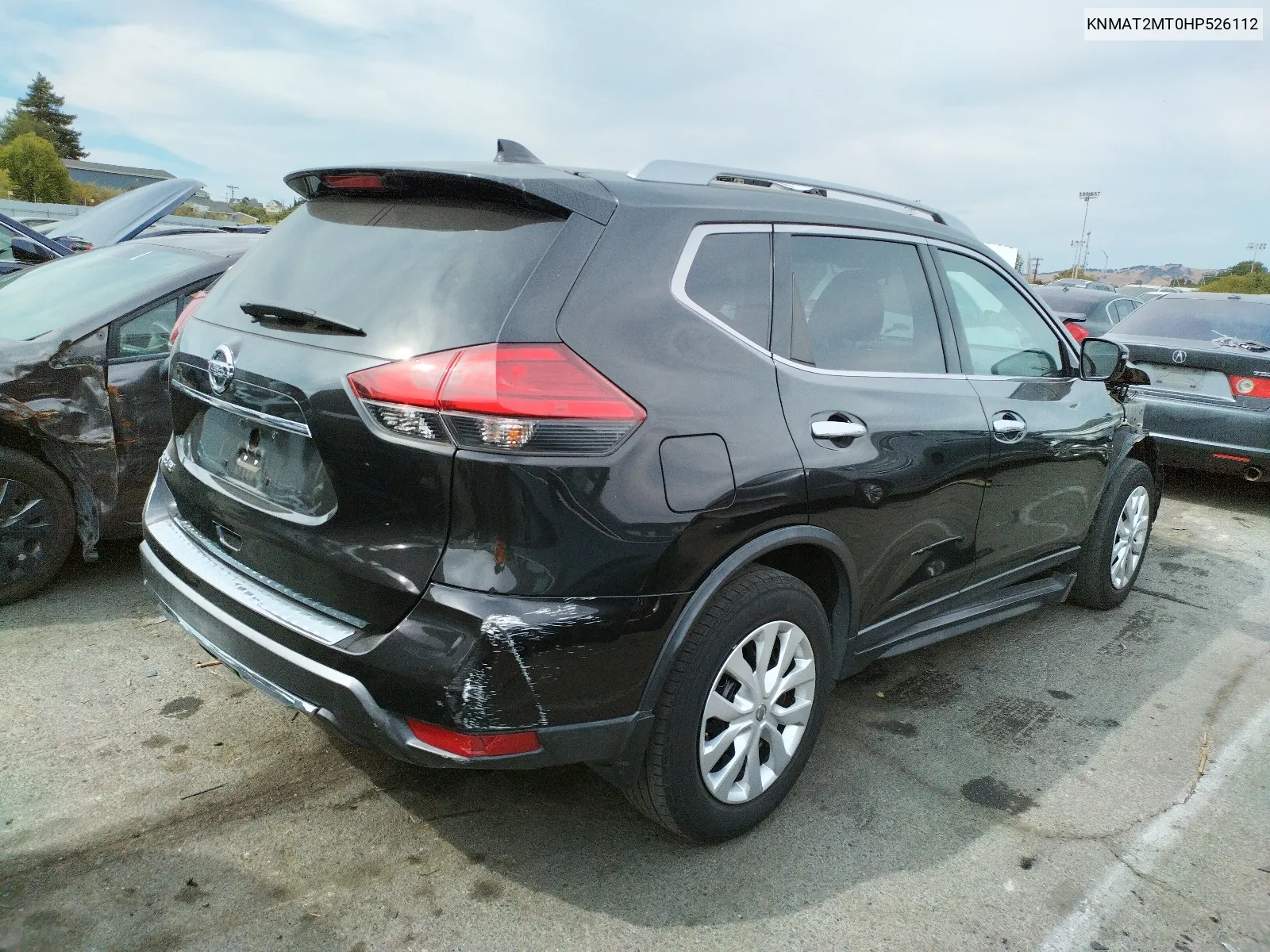 2017 Nissan Rogue S VIN: KNMAT2MT0HP526112 Lot: 65797874