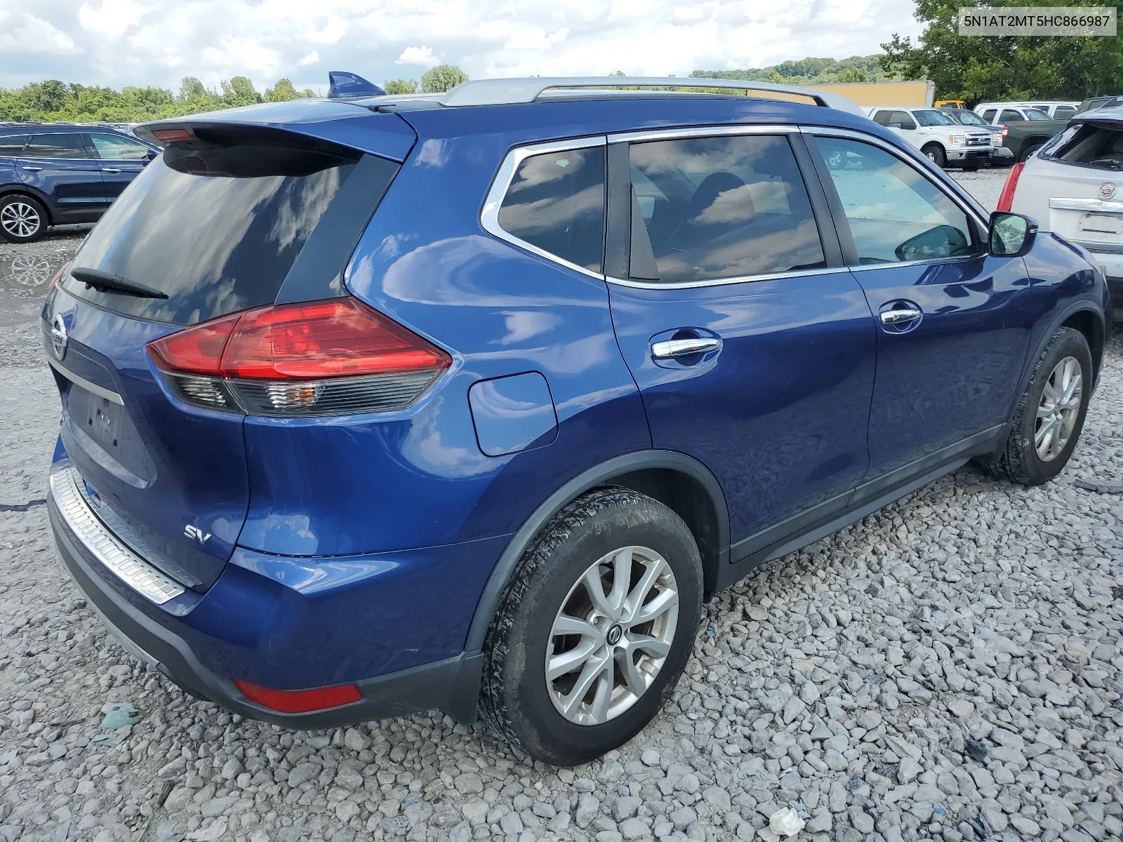 2017 Nissan Rogue S VIN: 5N1AT2MT5HC866987 Lot: 65967104