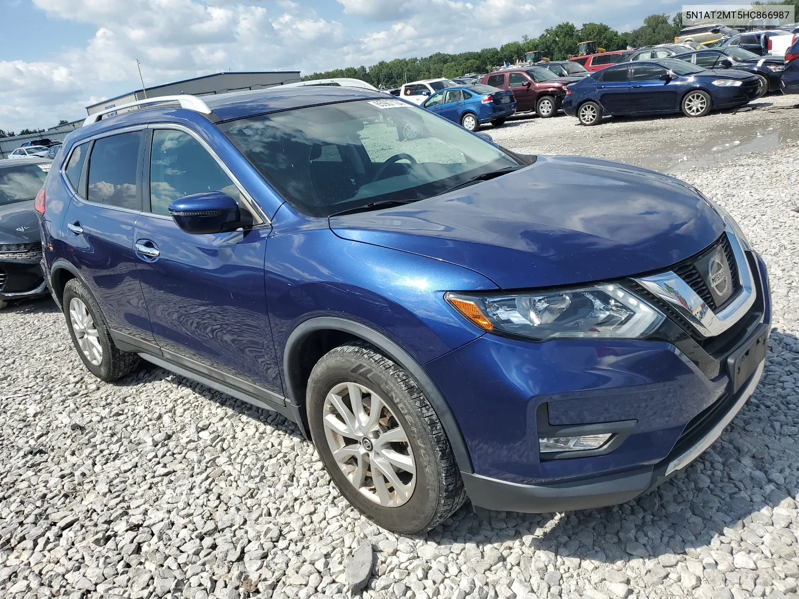 2017 Nissan Rogue S VIN: 5N1AT2MT5HC866987 Lot: 65967104