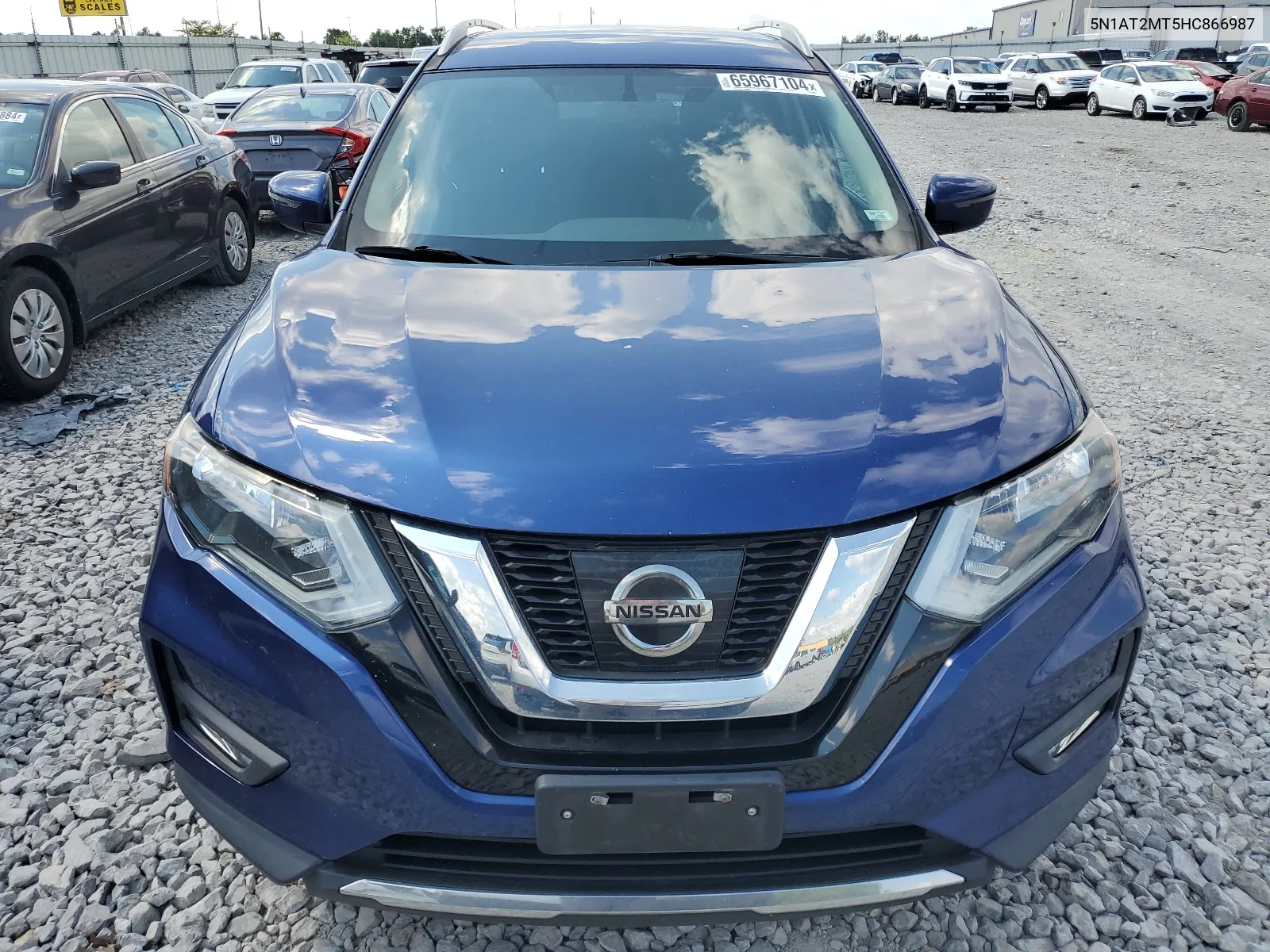 2017 Nissan Rogue S VIN: 5N1AT2MT5HC866987 Lot: 65967104