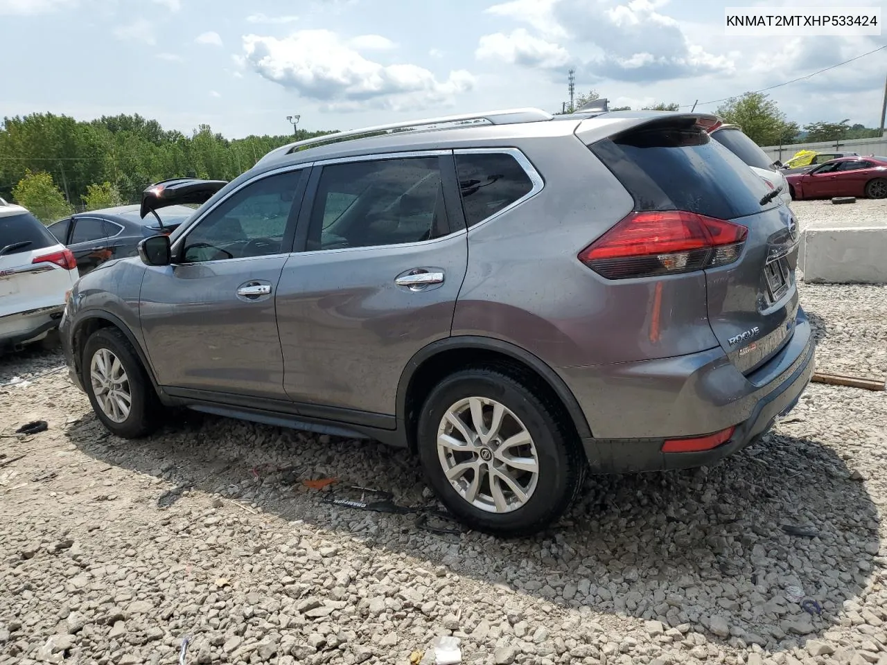 2017 Nissan Rogue S VIN: KNMAT2MTXHP533424 Lot: 66201464