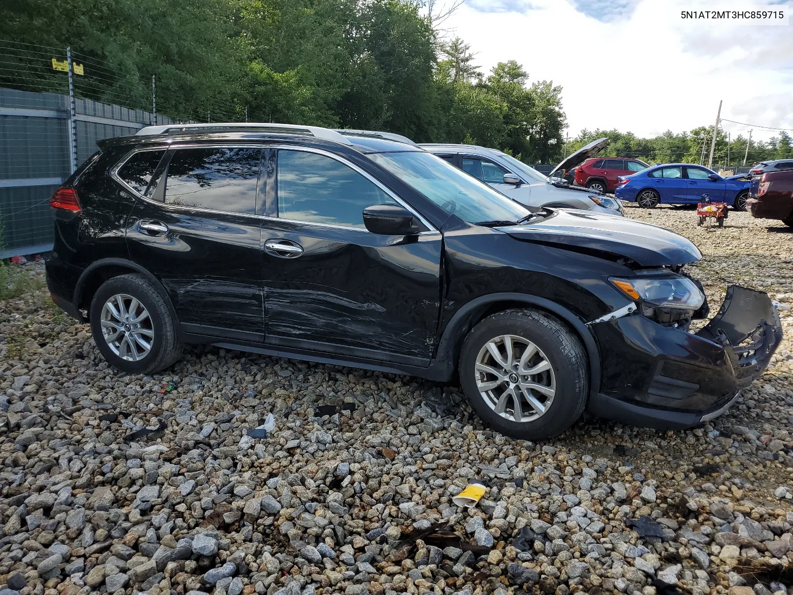 2017 Nissan Rogue S VIN: 5N1AT2MT3HC859715 Lot: 66276194