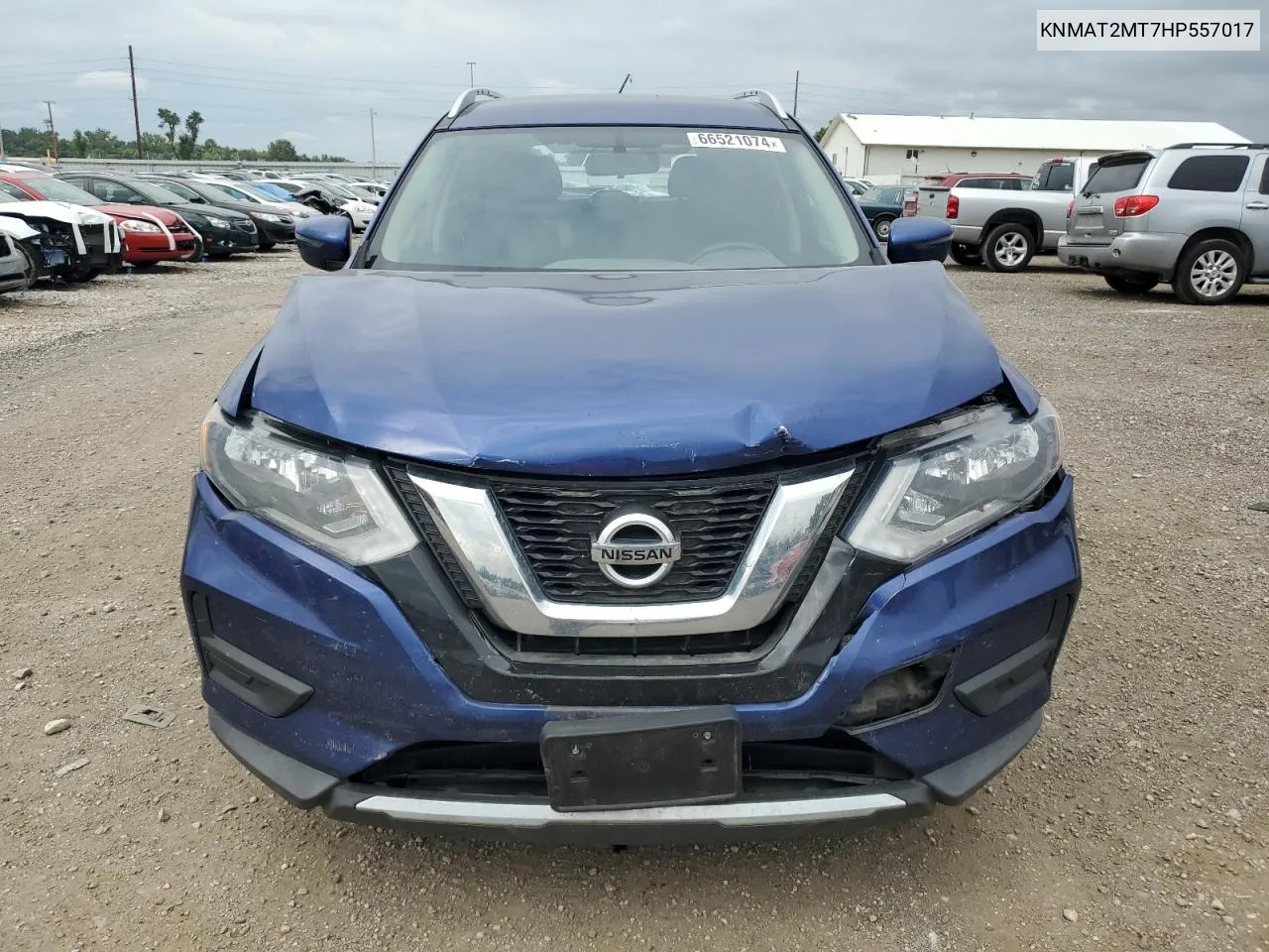 2017 Nissan Rogue S VIN: KNMAT2MT7HP557017 Lot: 66521074