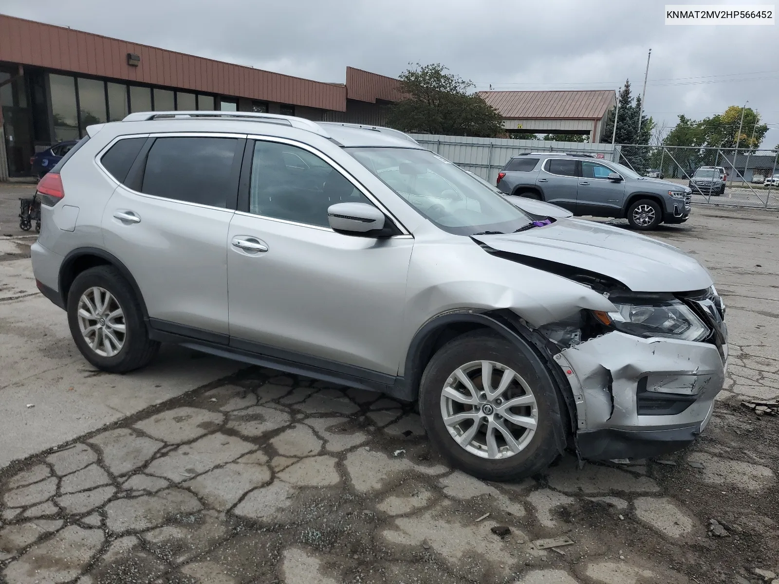 2017 Nissan Rogue S VIN: KNMAT2MV2HP566452 Lot: 66542864