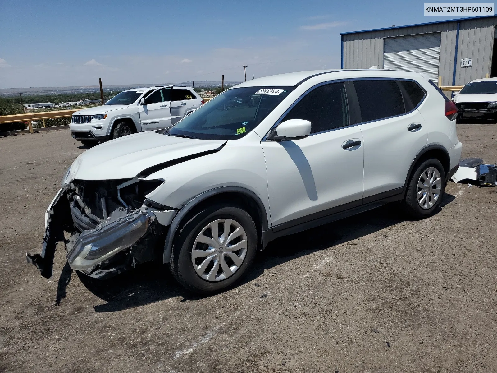 2017 Nissan Rogue S VIN: KNMAT2MT3HP601109 Lot: 66610204