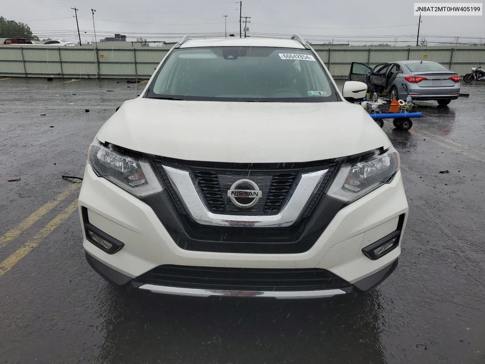 2017 Nissan Rogue S VIN: JN8AT2MT0HW405199 Lot: 66642854