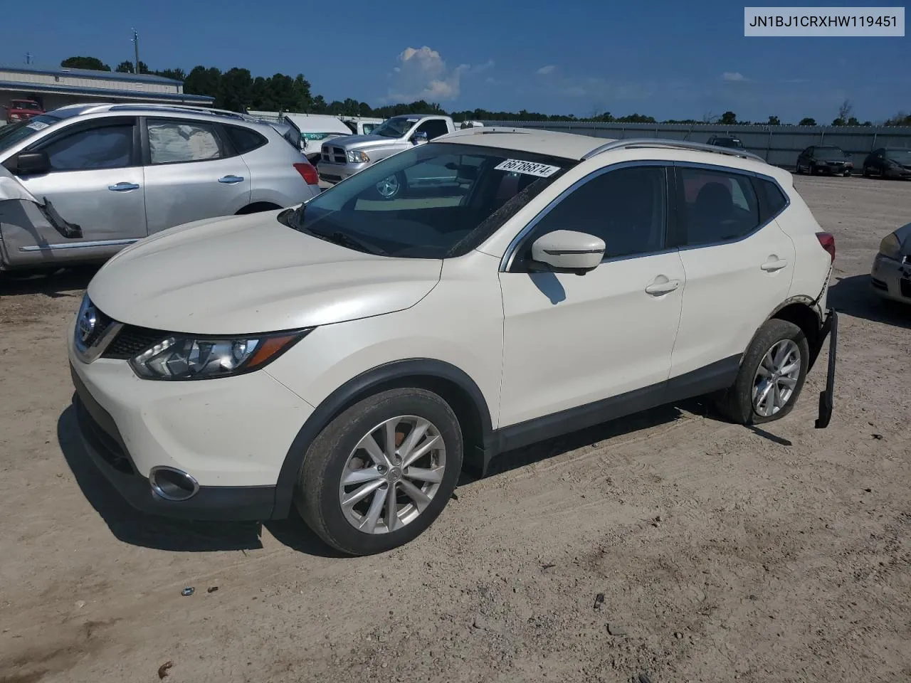 2017 Nissan Rogue Sport S VIN: JN1BJ1CRXHW119451 Lot: 66786874