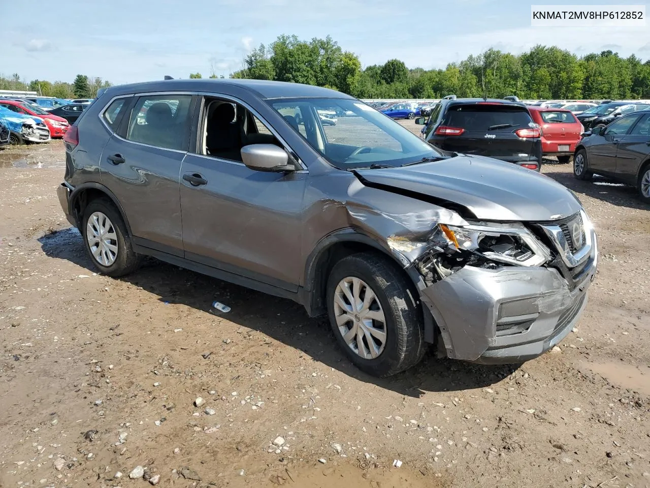 2017 Nissan Rogue S VIN: KNMAT2MV8HP612852 Lot: 66817654