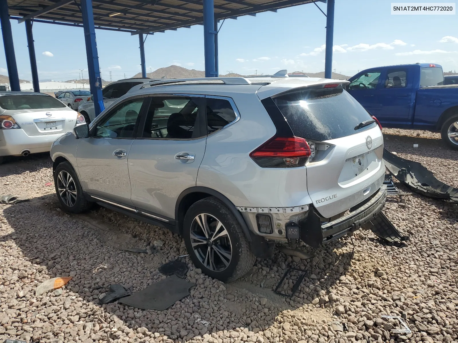 2017 Nissan Rogue S VIN: 5N1AT2MT4HC772020 Lot: 66934474