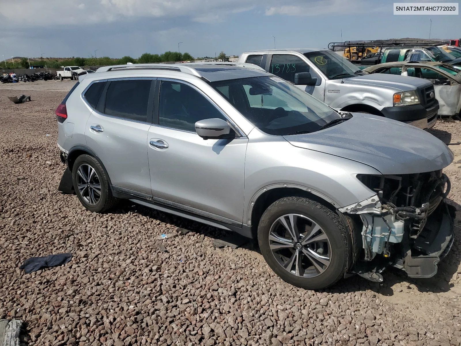 2017 Nissan Rogue S VIN: 5N1AT2MT4HC772020 Lot: 66934474