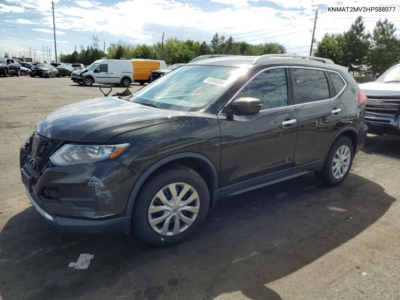 2017 Nissan Rogue S VIN: KNMAT2MV2HP588077 Lot: 66969364