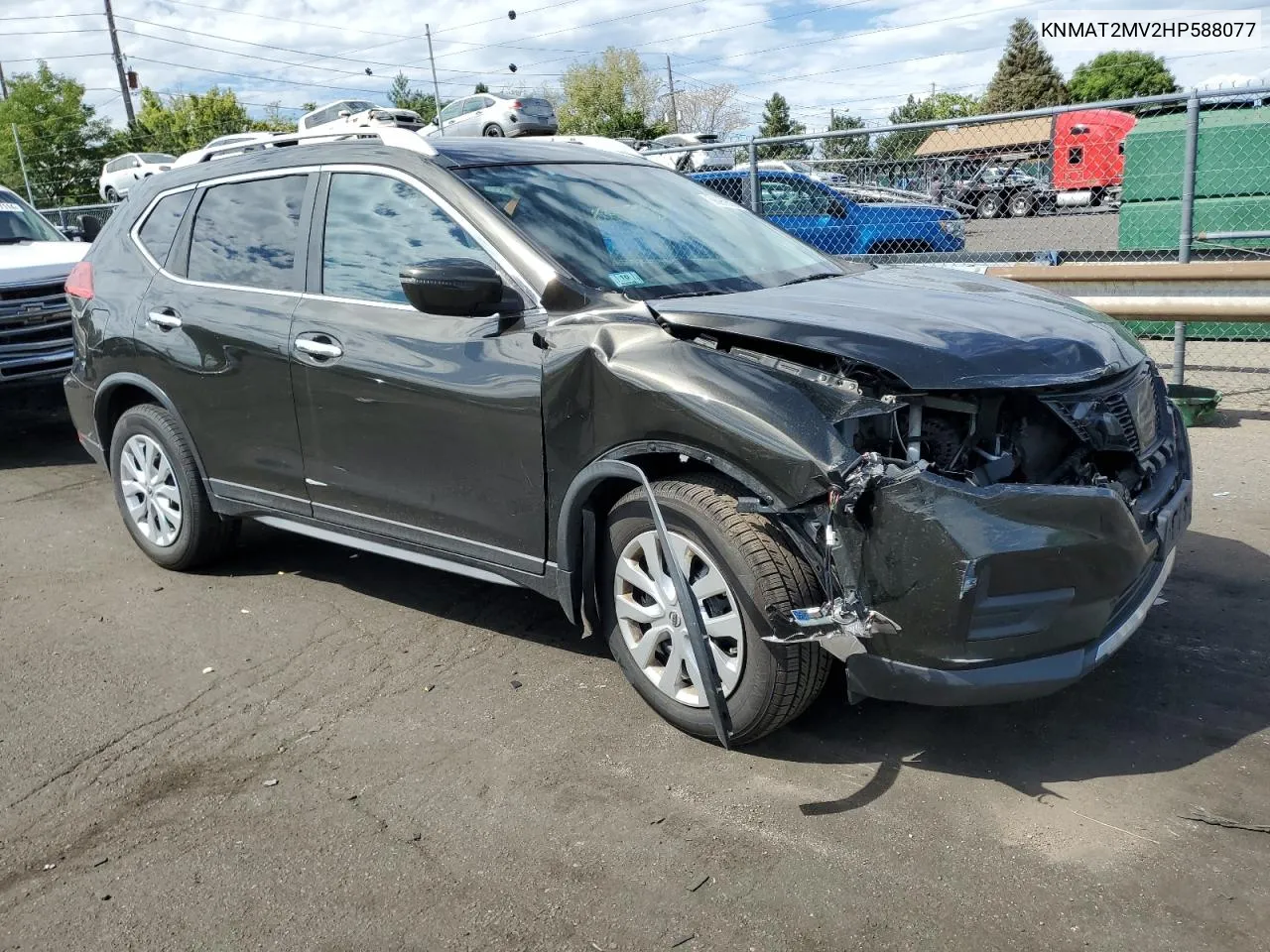 2017 Nissan Rogue S VIN: KNMAT2MV2HP588077 Lot: 66969364