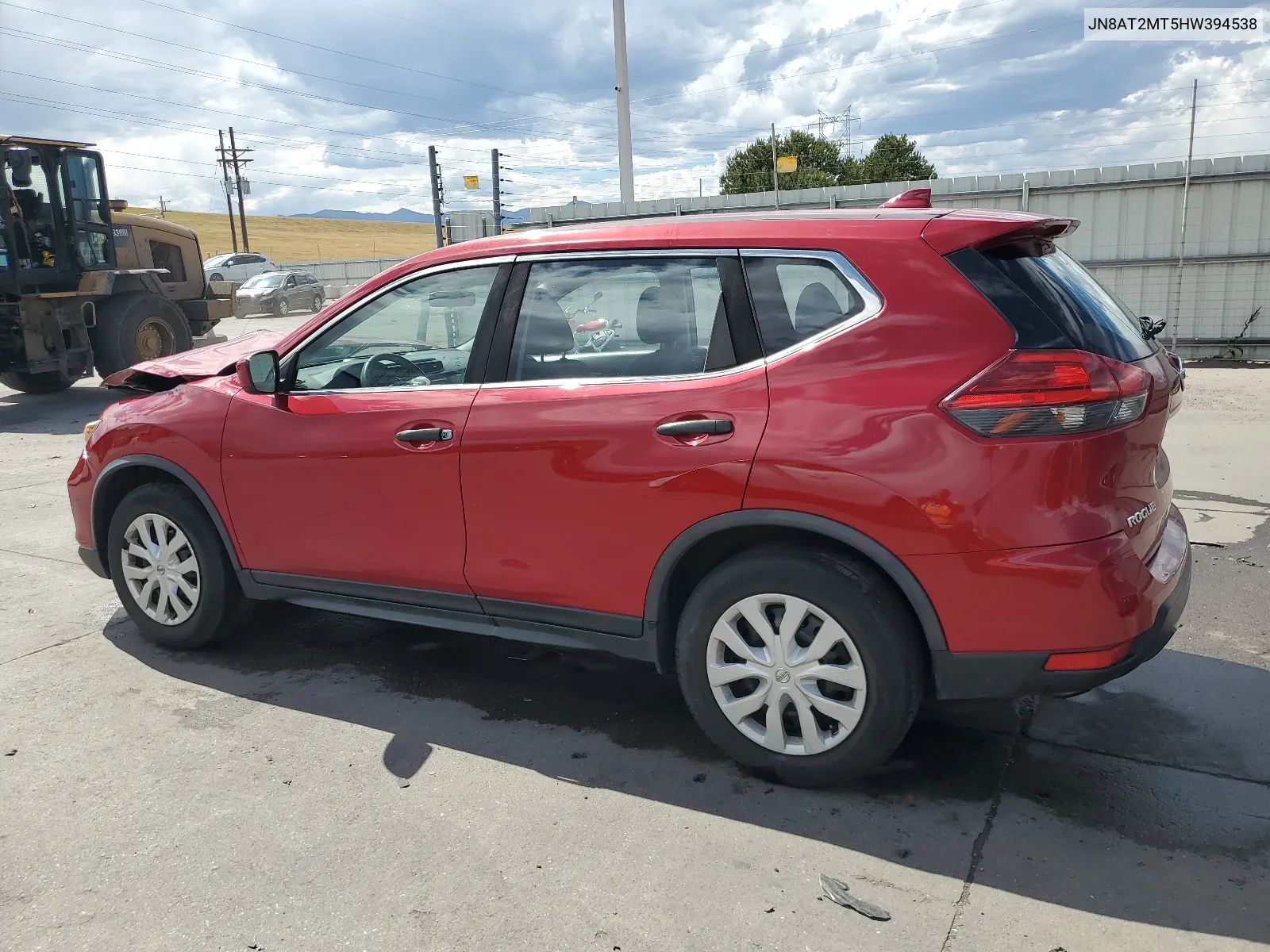 2017 Nissan Rogue S VIN: JN8AT2MT5HW394538 Lot: 67100444