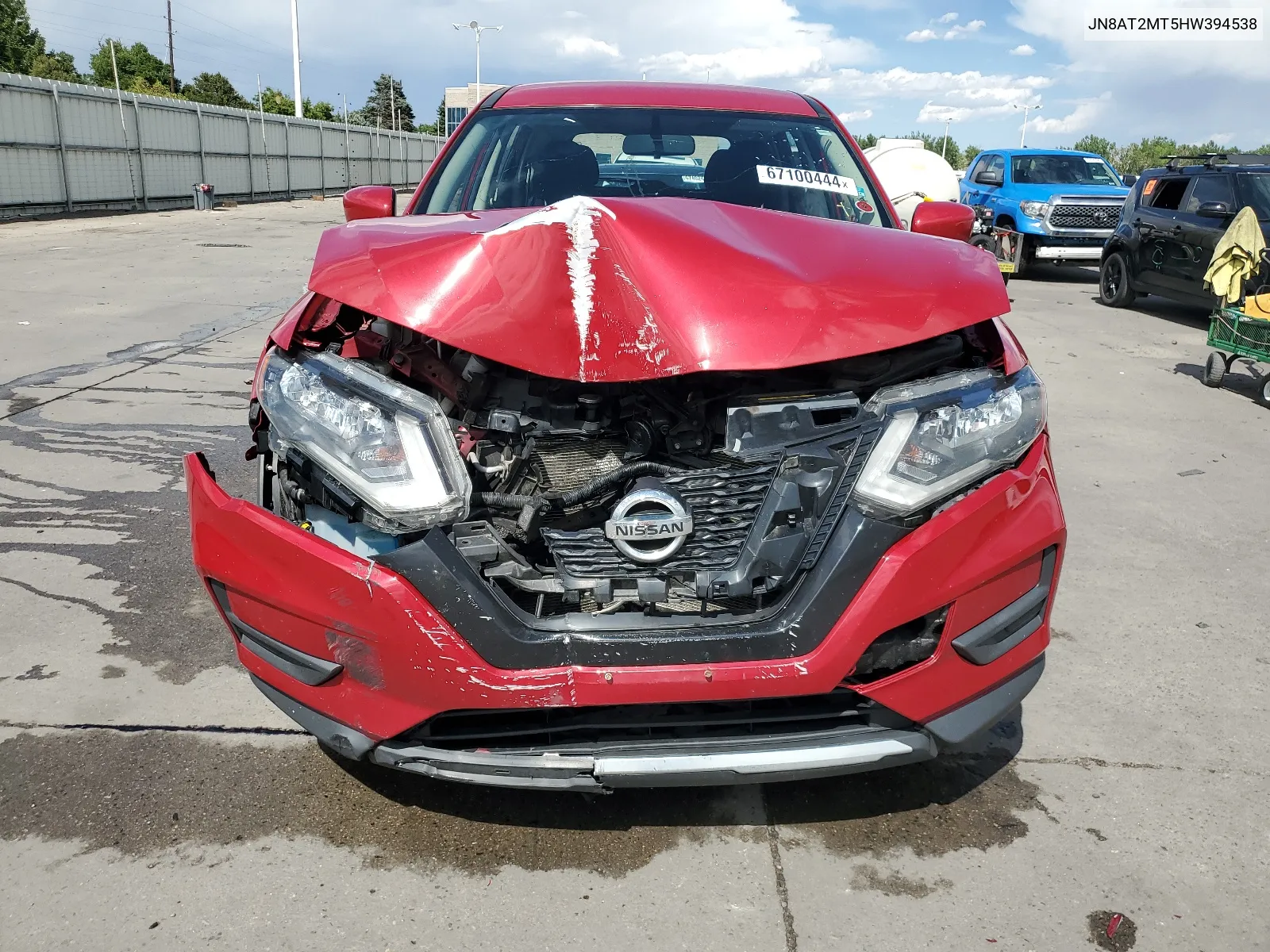 JN8AT2MT5HW394538 2017 Nissan Rogue S