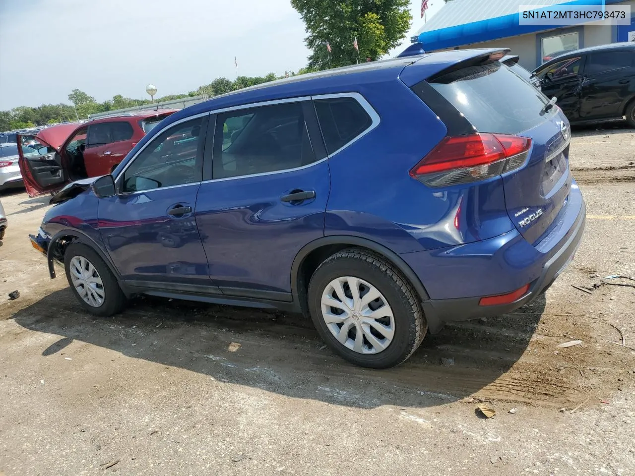 2017 Nissan Rogue S VIN: 5N1AT2MT3HC793473 Lot: 67155374