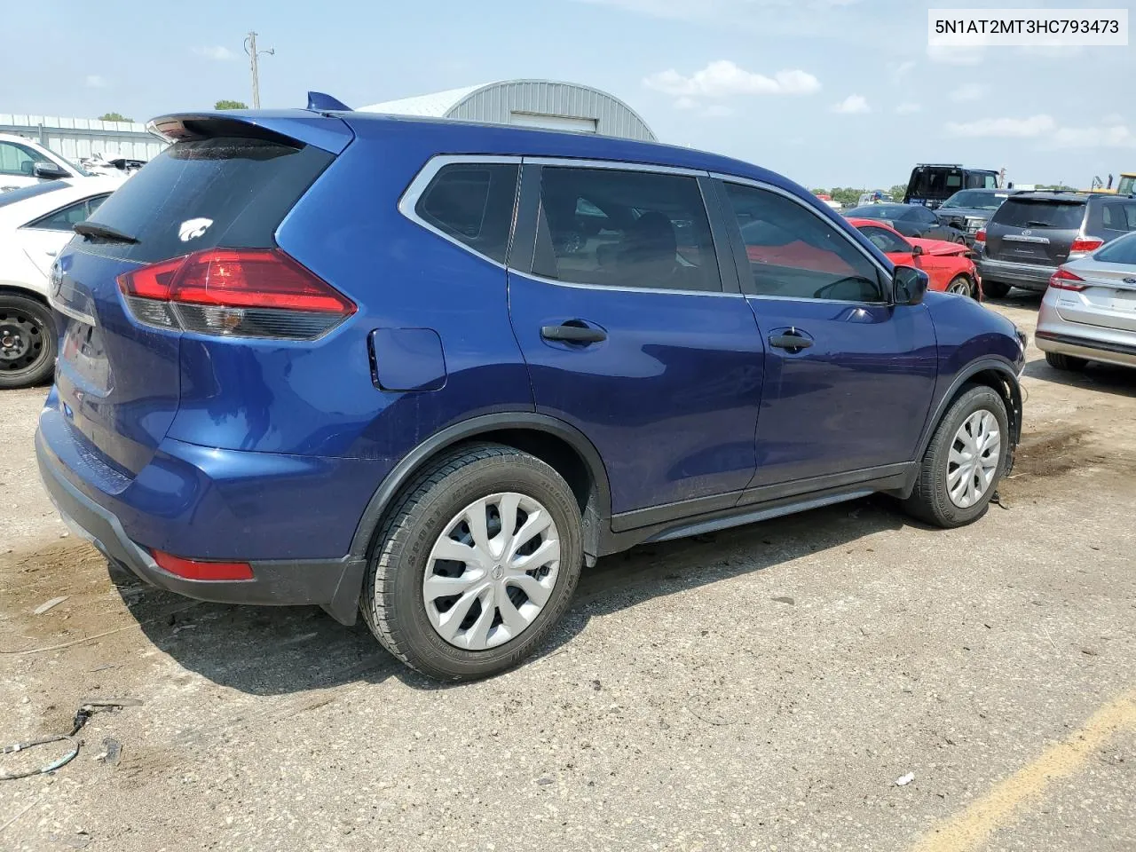 2017 Nissan Rogue S VIN: 5N1AT2MT3HC793473 Lot: 67155374