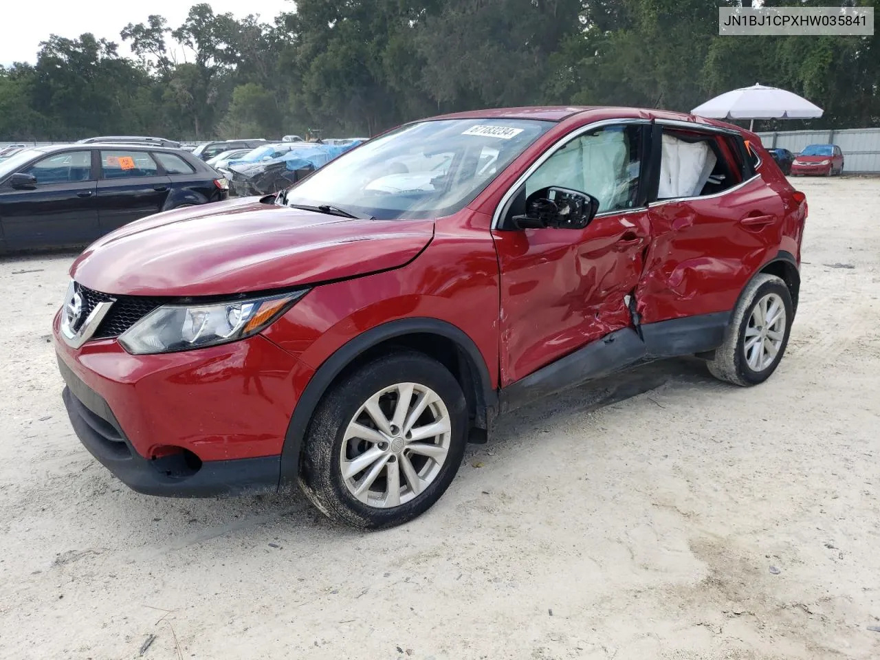 2017 Nissan Rogue Sport S VIN: JN1BJ1CPXHW035841 Lot: 67183234