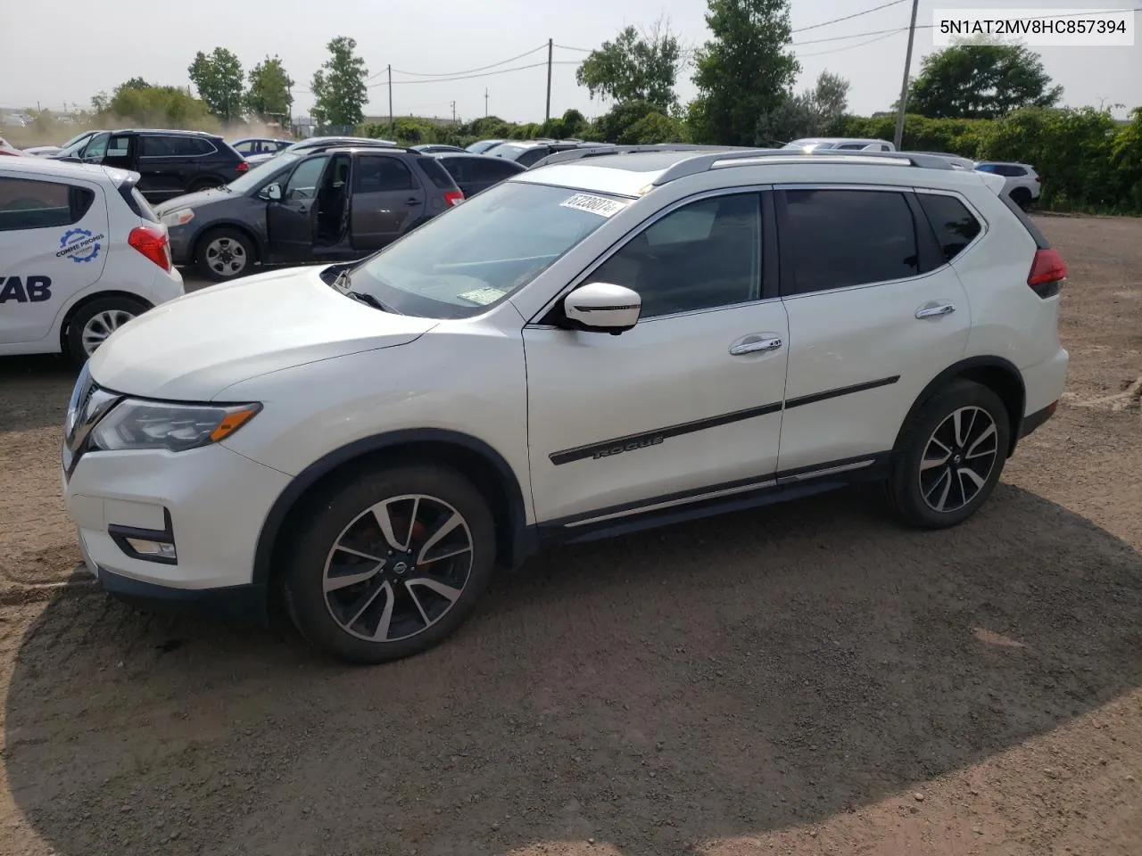 2017 Nissan Rogue Sv VIN: 5N1AT2MV8HC857394 Lot: 67236074