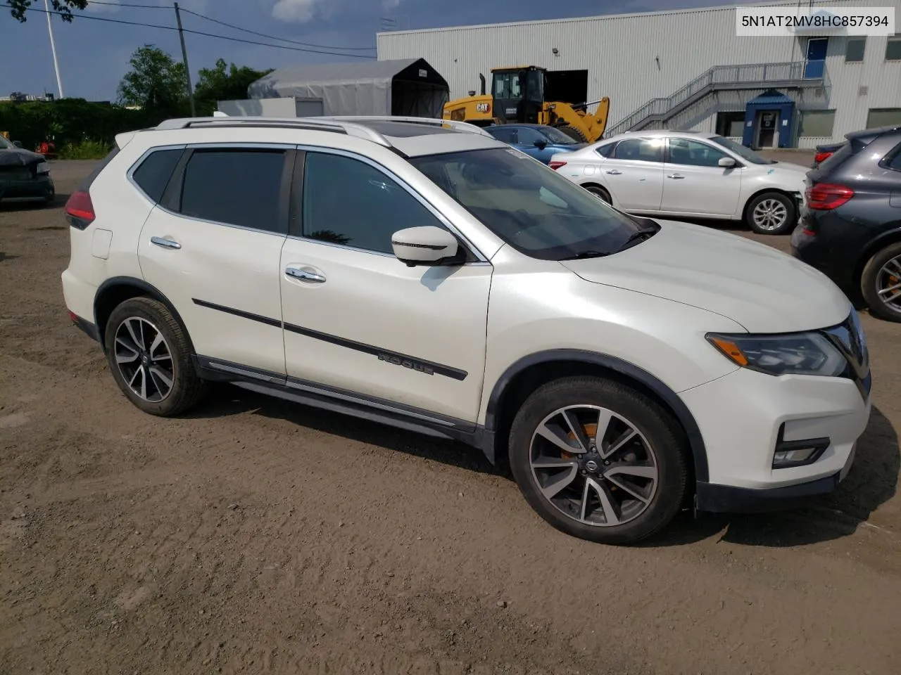 2017 Nissan Rogue Sv VIN: 5N1AT2MV8HC857394 Lot: 67236074