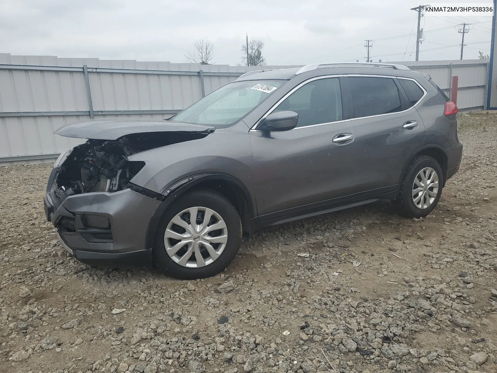 KNMAT2MV3HP538336 2017 Nissan Rogue S