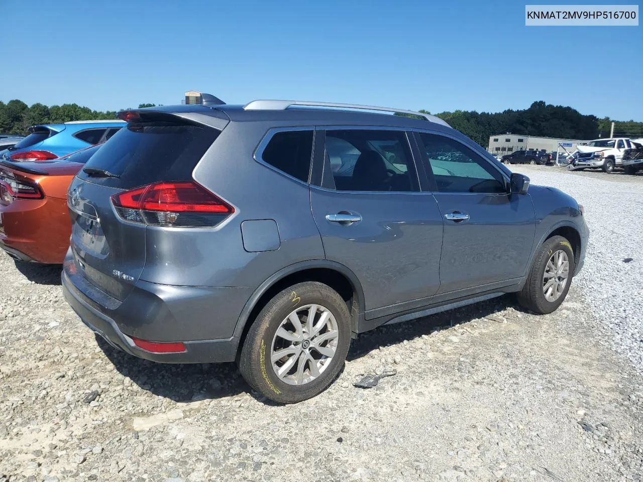 2017 Nissan Rogue S VIN: KNMAT2MV9HP516700 Lot: 67339374