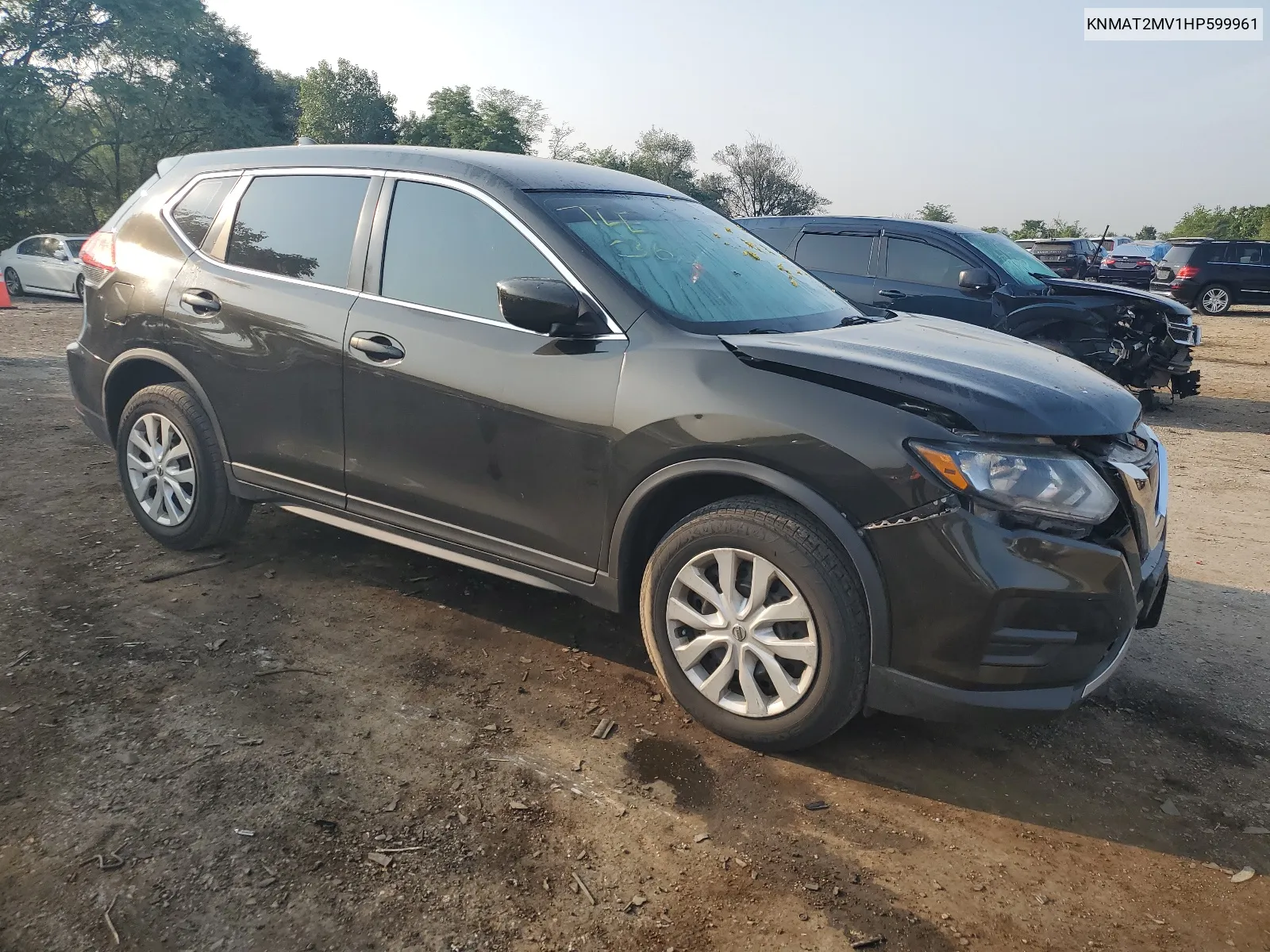 2017 Nissan Rogue S VIN: KNMAT2MV1HP599961 Lot: 67426054