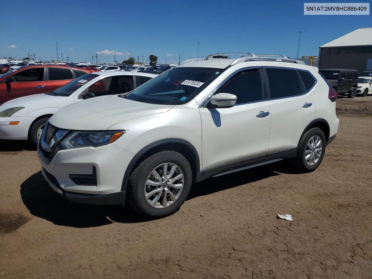 2017 Nissan Rogue Sv VIN: 5N1AT2MV8HC886409 Lot: 67476524