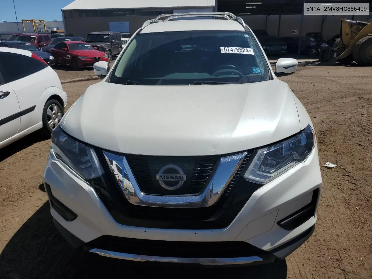 2017 Nissan Rogue Sv VIN: 5N1AT2MV8HC886409 Lot: 67476524