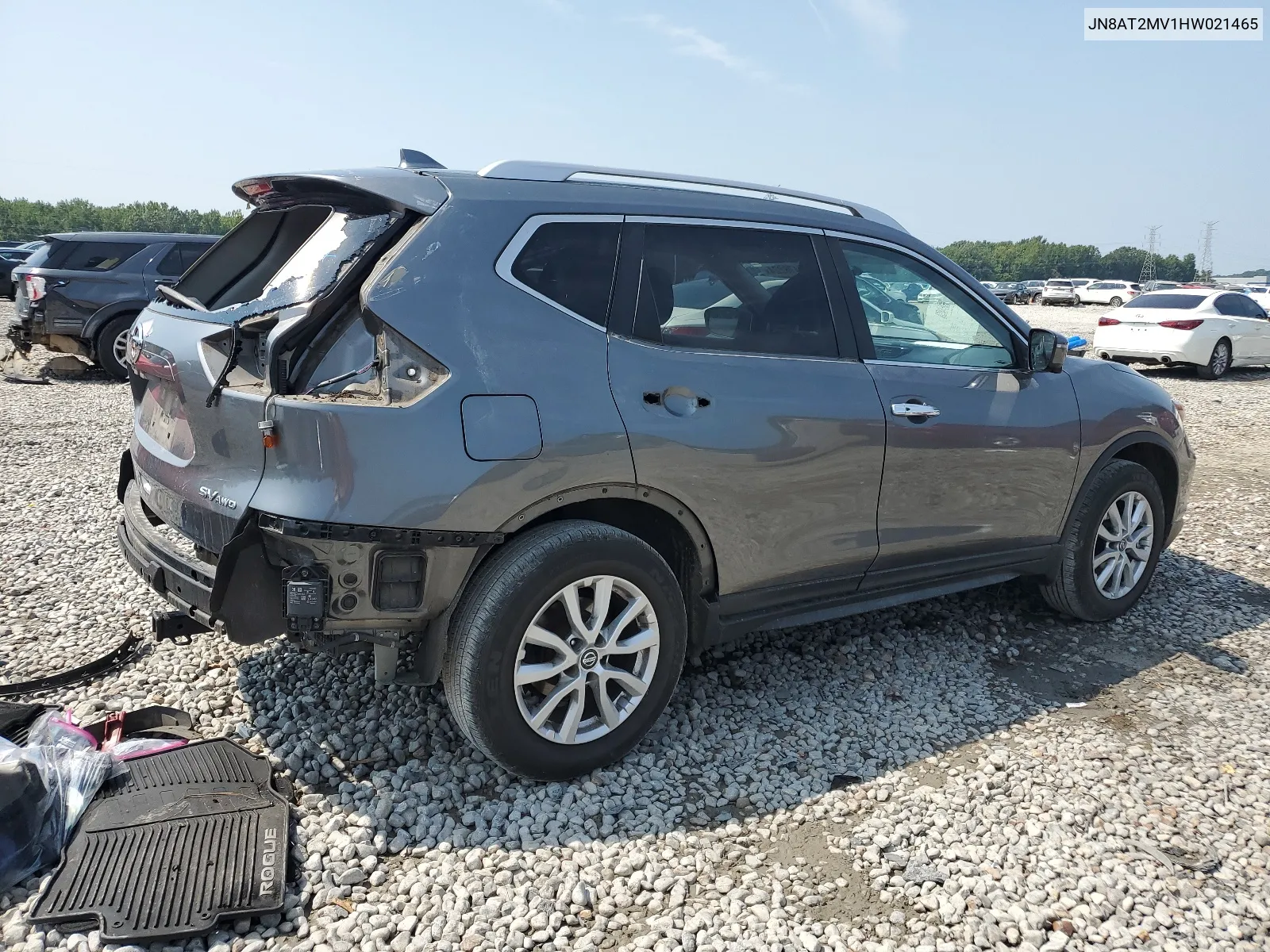 2017 Nissan Rogue S VIN: JN8AT2MV1HW021465 Lot: 67478224