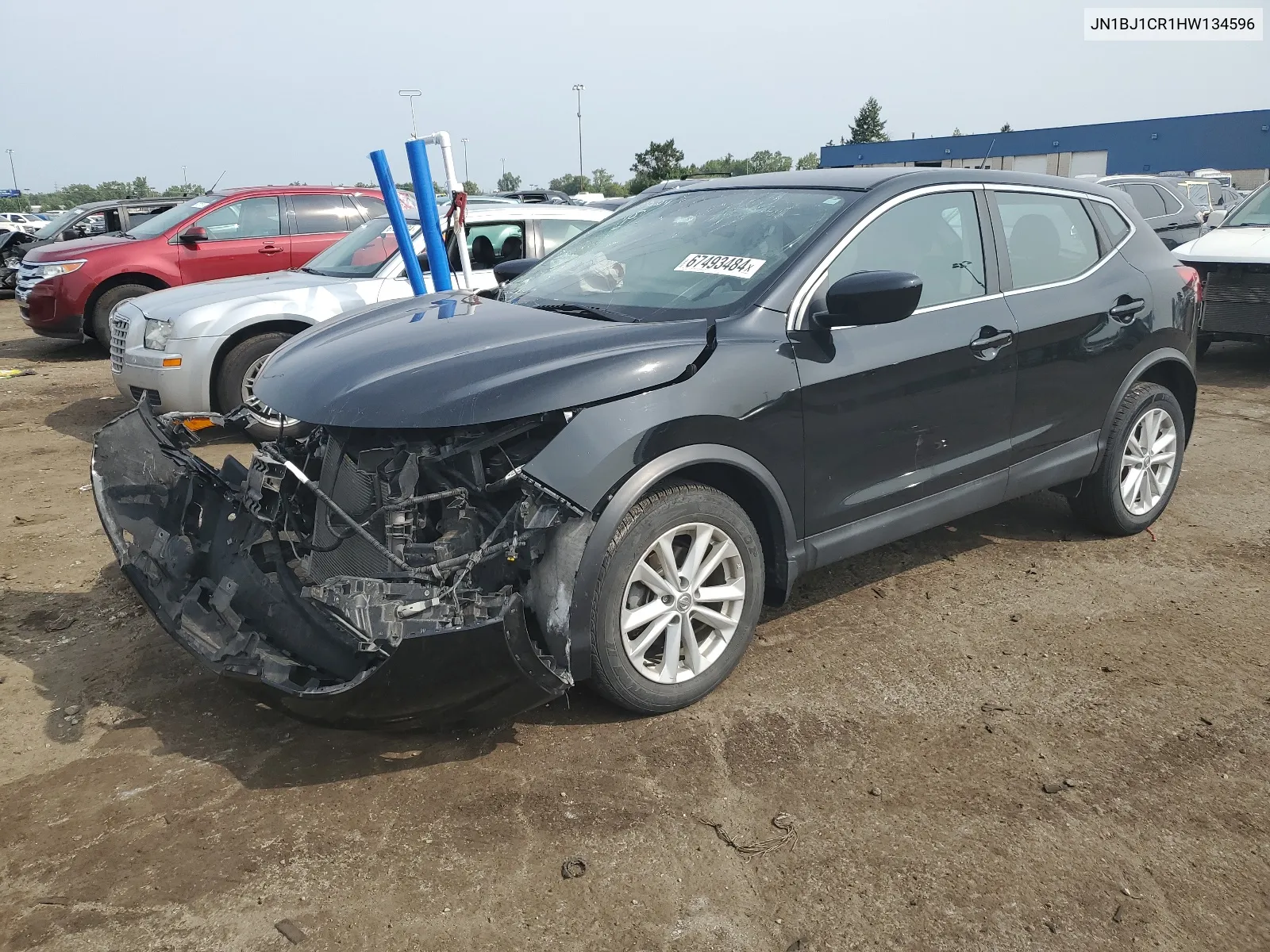 JN1BJ1CR1HW134596 2017 Nissan Rogue Sport S