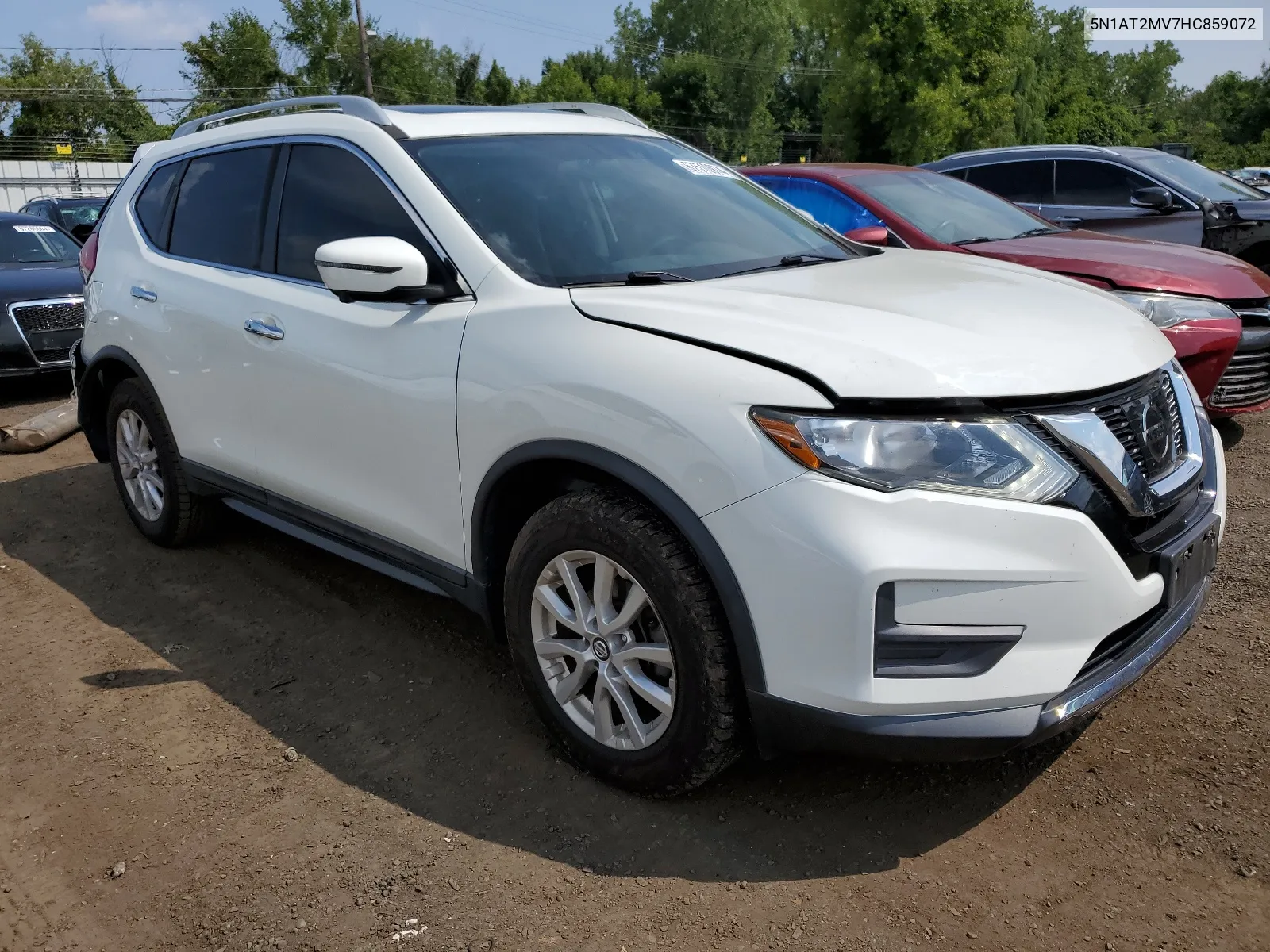 2017 Nissan Rogue Sv VIN: 5N1AT2MV7HC859072 Lot: 67510974