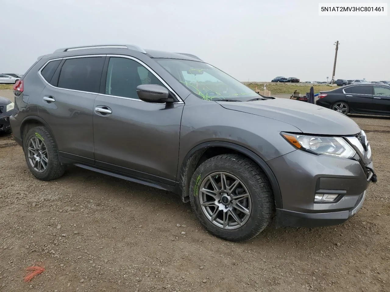 2017 Nissan Rogue Sv VIN: 5N1AT2MV3HC801461 Lot: 67580924