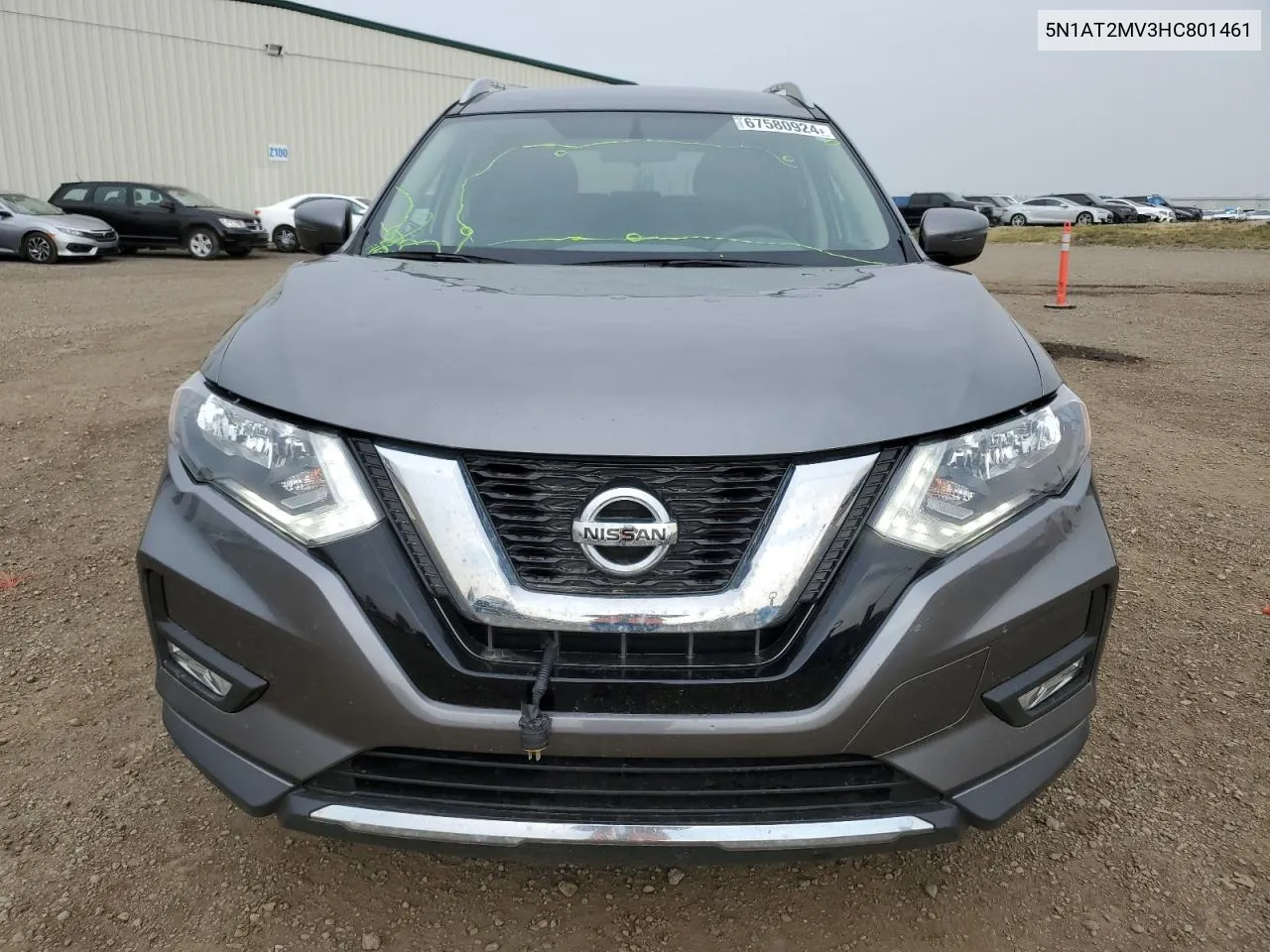 2017 Nissan Rogue Sv VIN: 5N1AT2MV3HC801461 Lot: 67580924