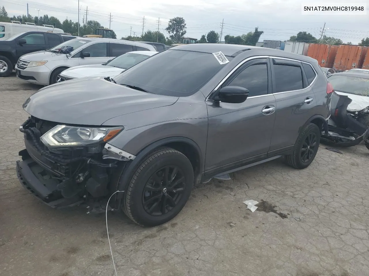 2017 Nissan Rogue Sv VIN: 5N1AT2MV0HC819948 Lot: 67656994