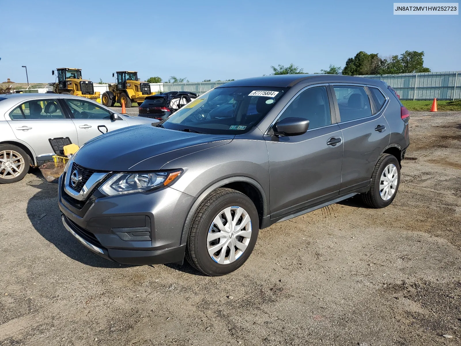 2017 Nissan Rogue S VIN: JN8AT2MV1HW252723 Lot: 67775884