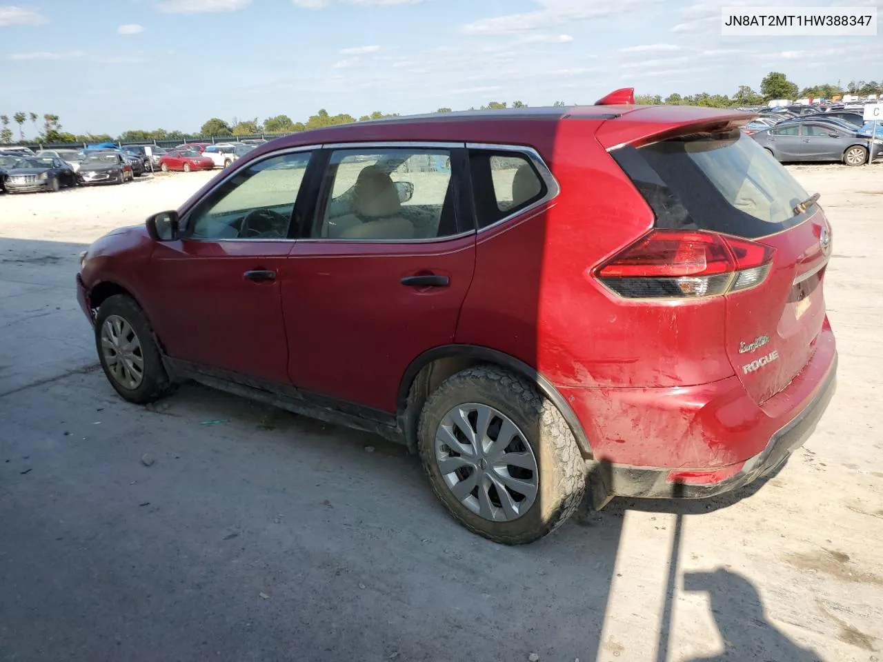 2017 Nissan Rogue S VIN: JN8AT2MT1HW388347 Lot: 67872374