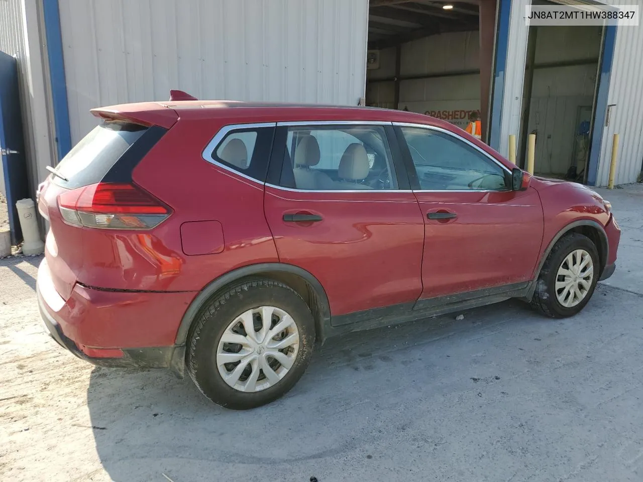 JN8AT2MT1HW388347 2017 Nissan Rogue S